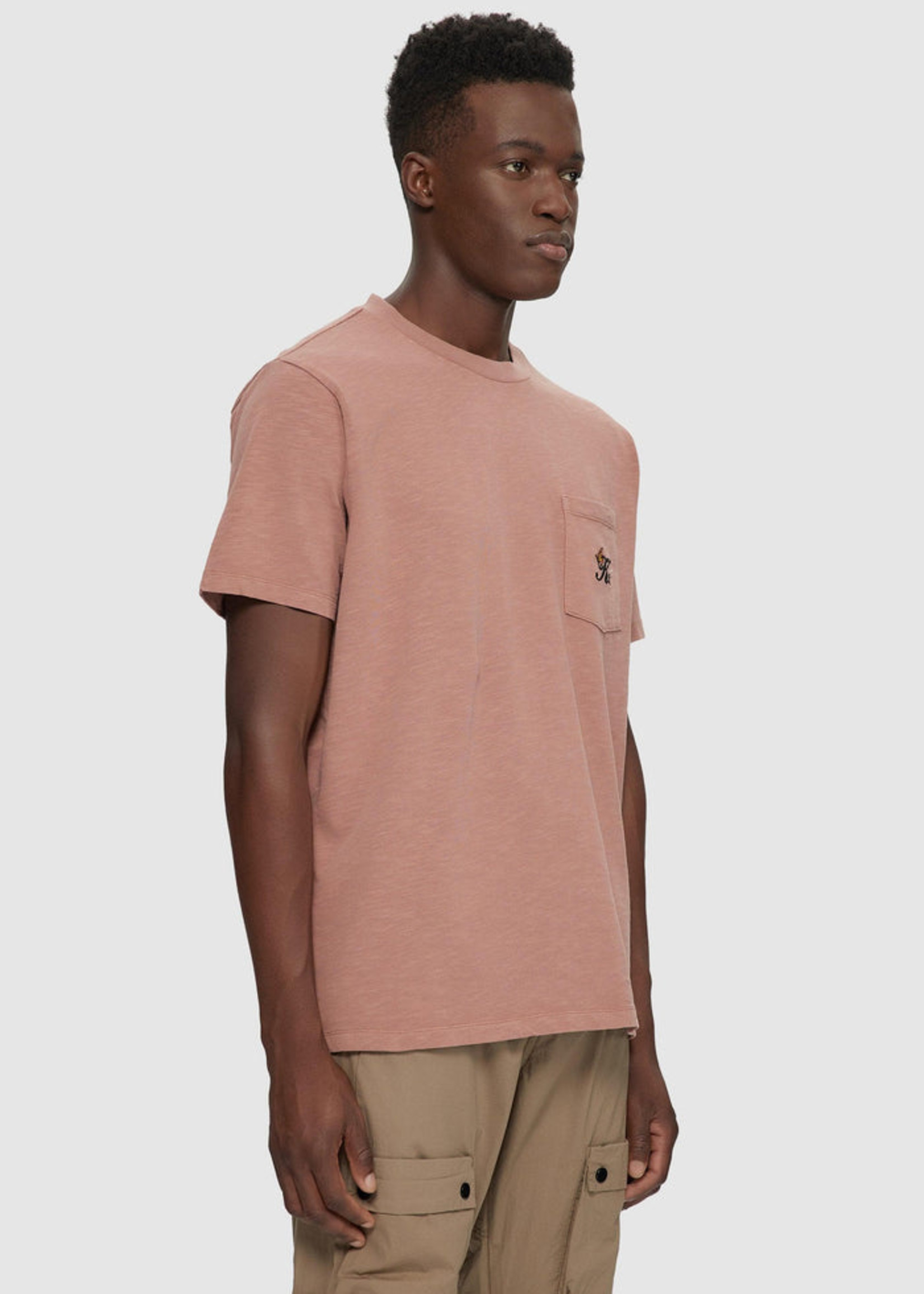 Kuwalla Kuwalla T-Shirt Poche Épais En Tissu Flammé - Burlwood