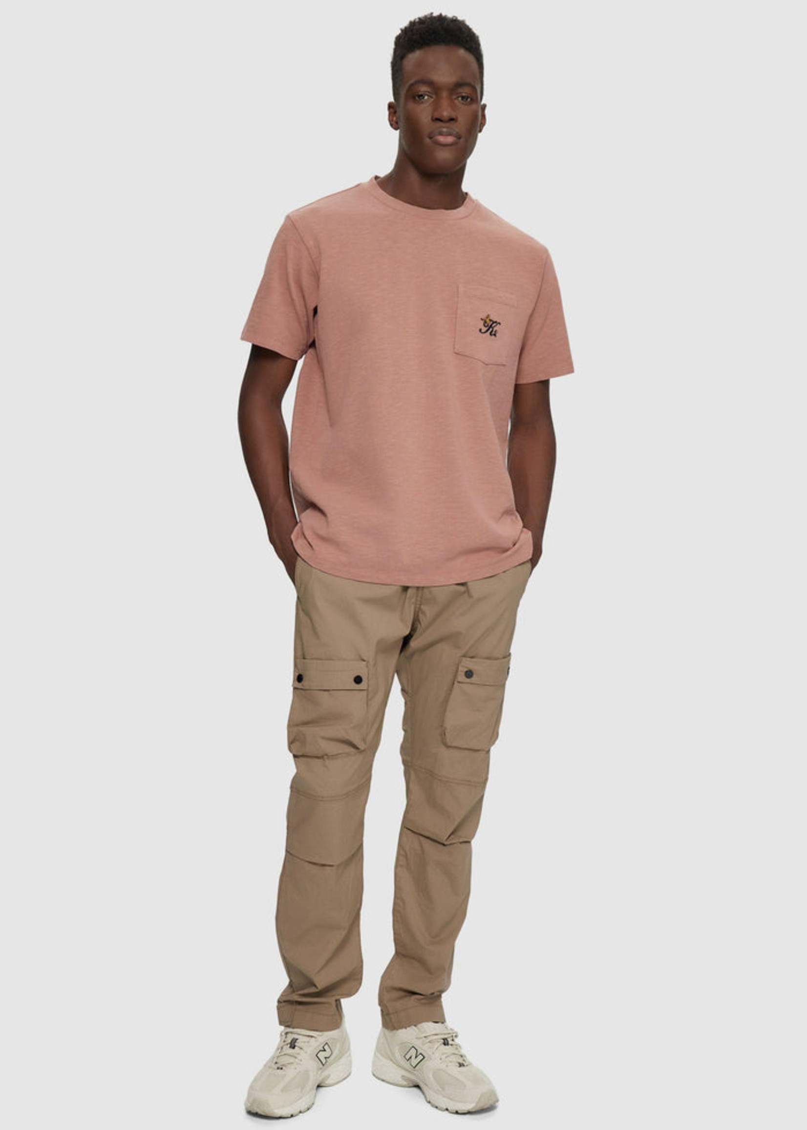 Kuwalla Kuwalla T-Shirt Poche Épais En Tissu Flammé - Burlwood