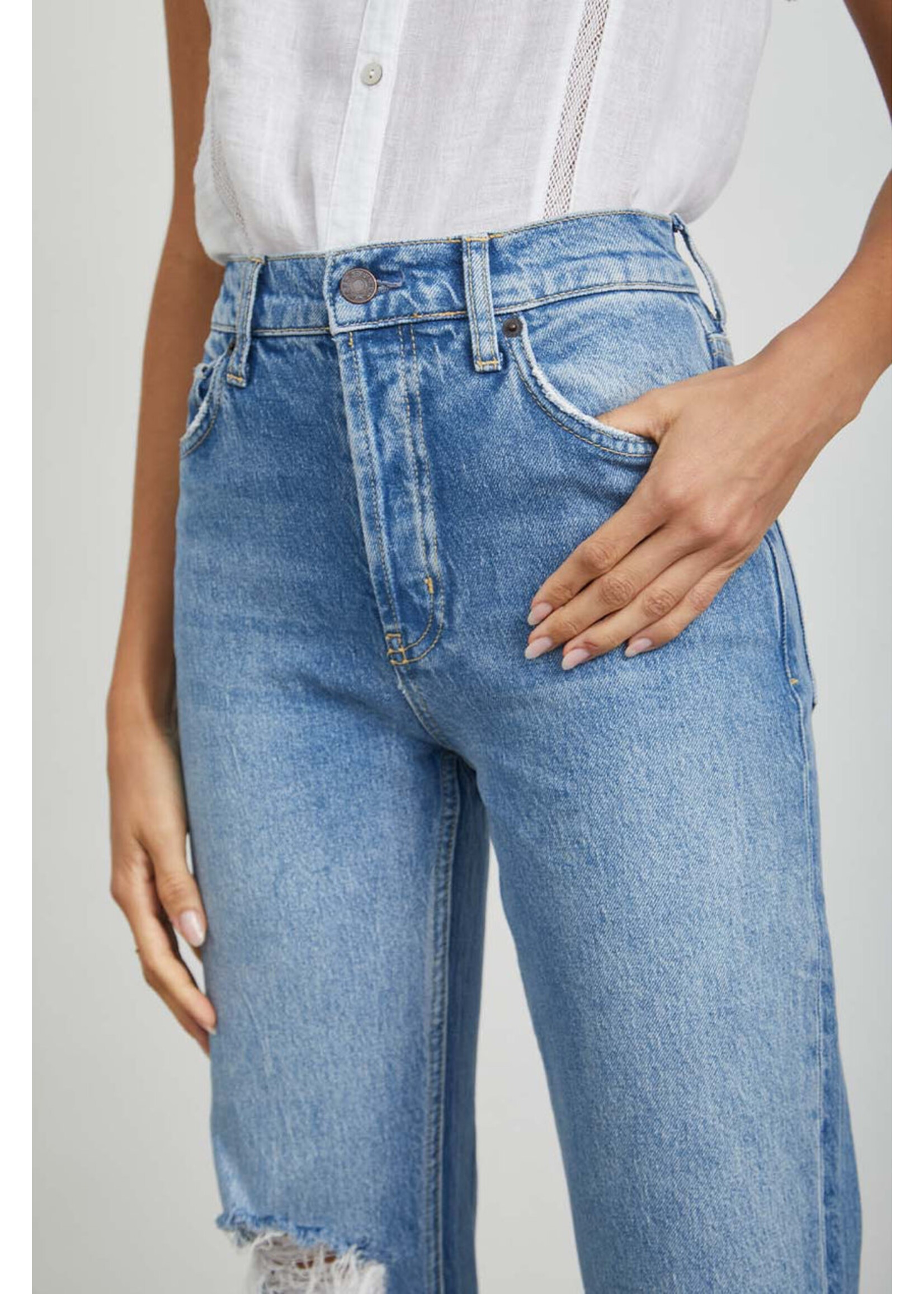 Rails Rails Topanga Jeans - Faded Blue Destroy