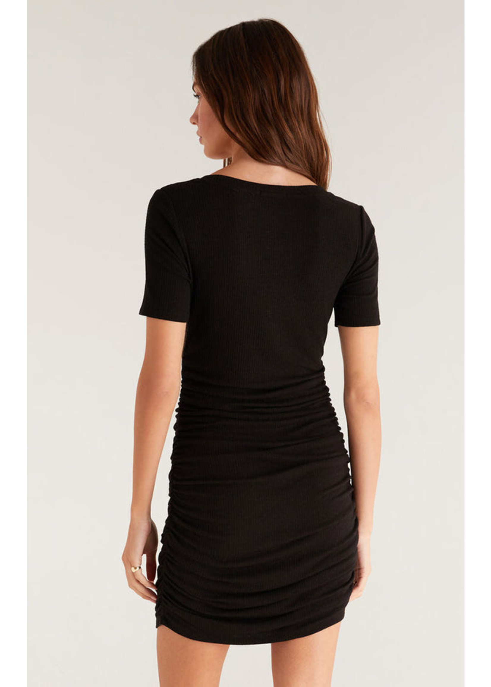 Z-Supply Z-Supply Robe Courte Côtelée Kalina - Noir
