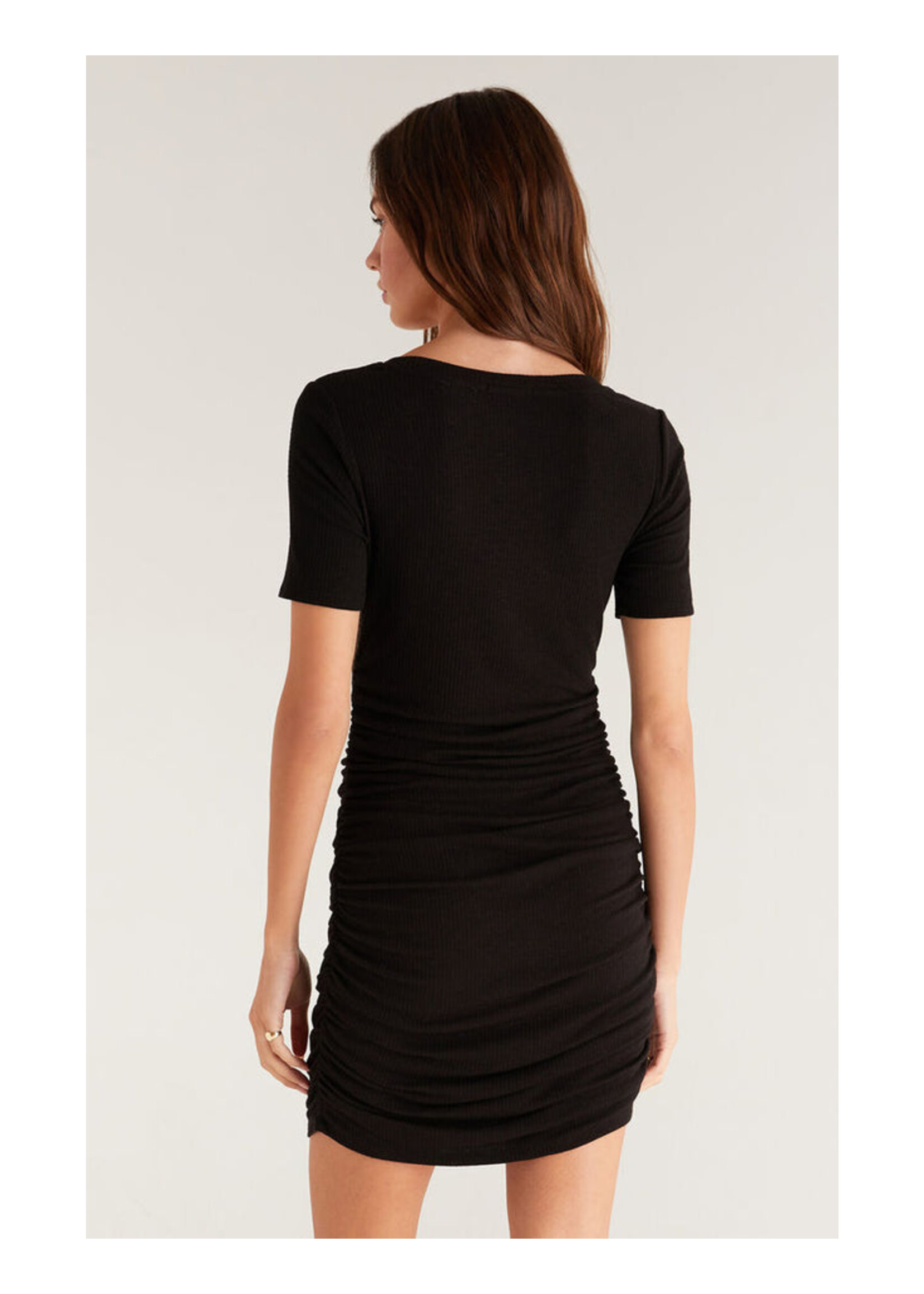 Z-Supply Z-Supply Robe Courte Côtelée Kalina - Noir