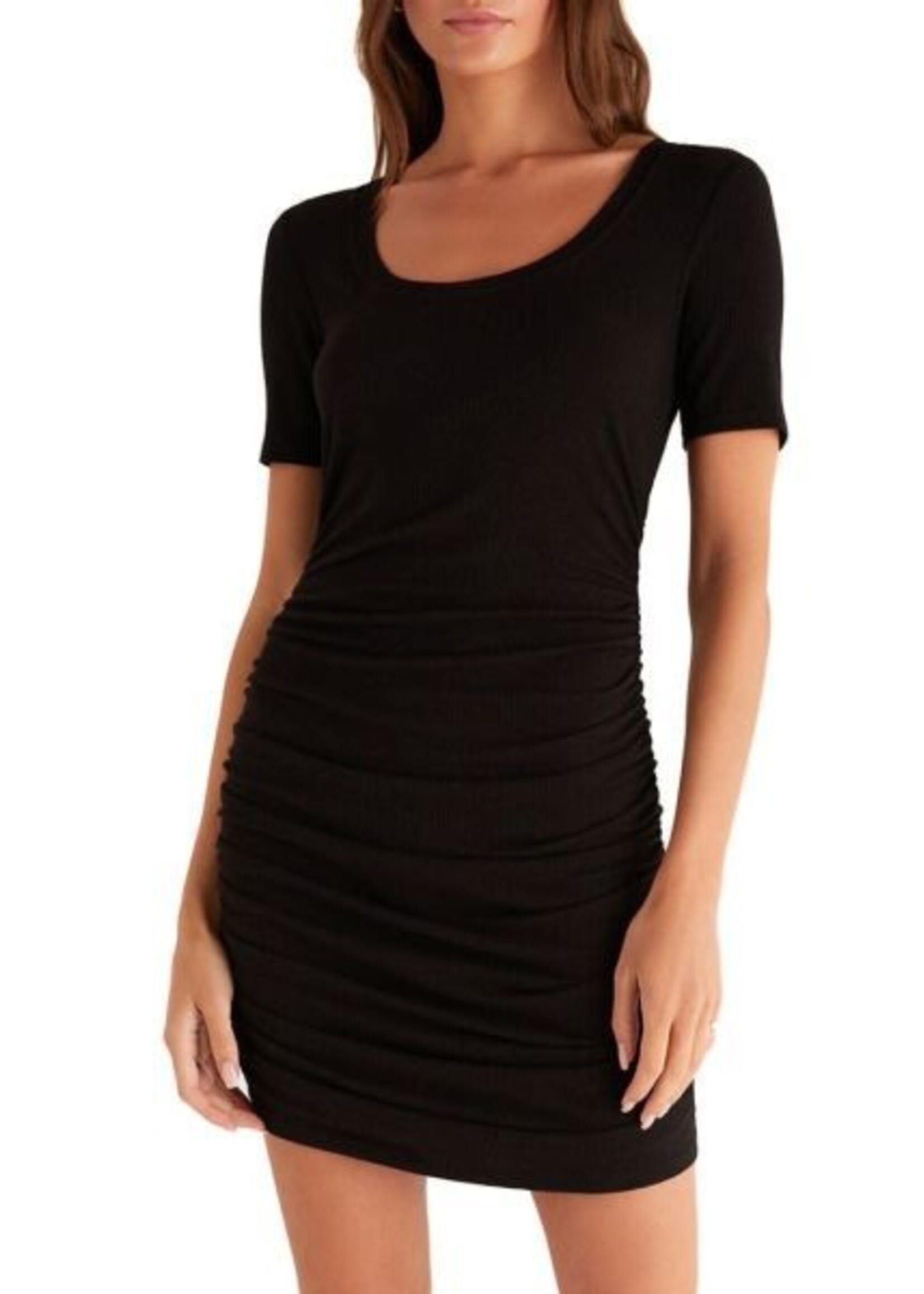 Z-Supply Z-Supply Robe Courte Côtelée Kalina - Noir
