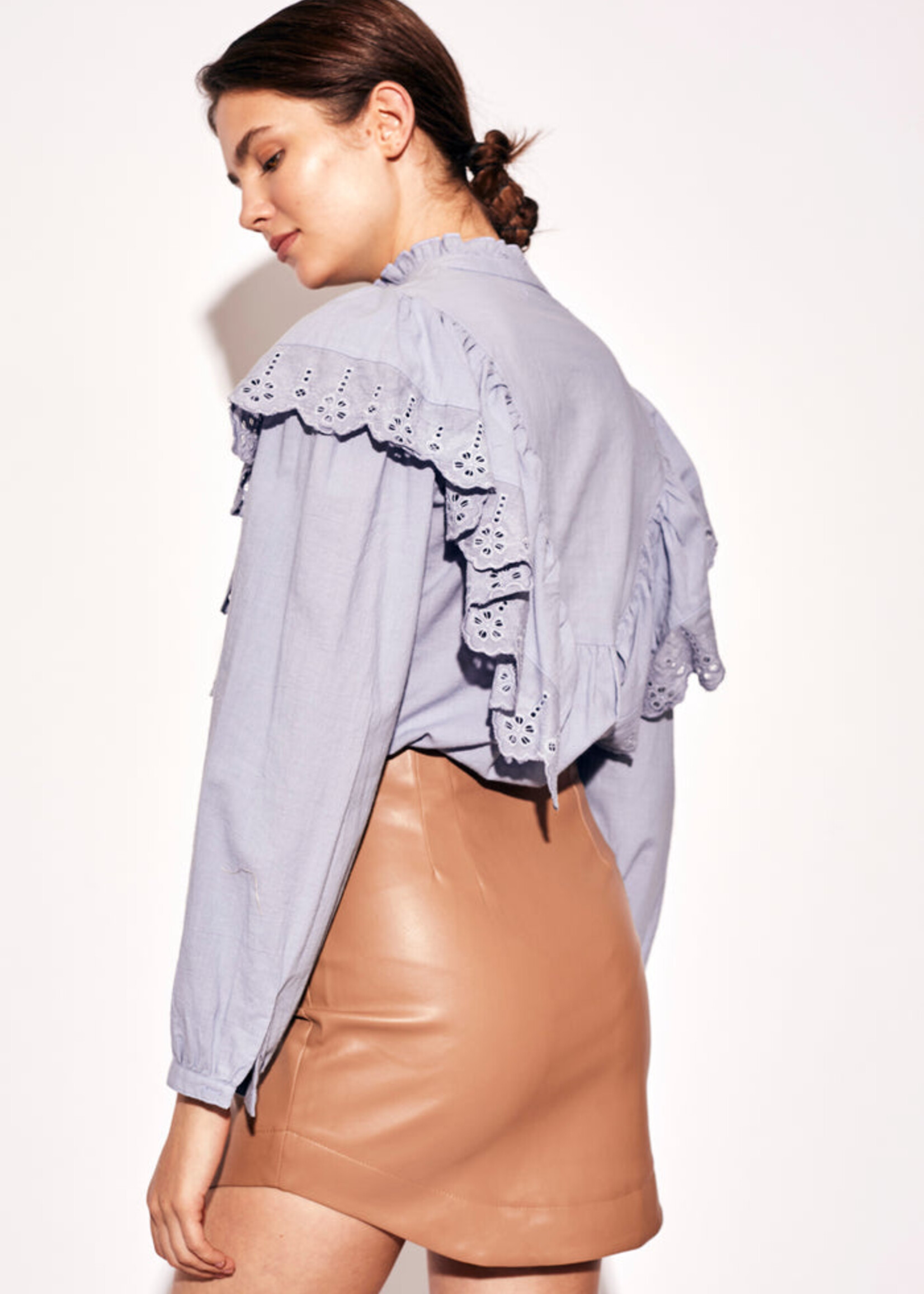 Dèluc Dèluc Myska Mini Skirt - Nougat