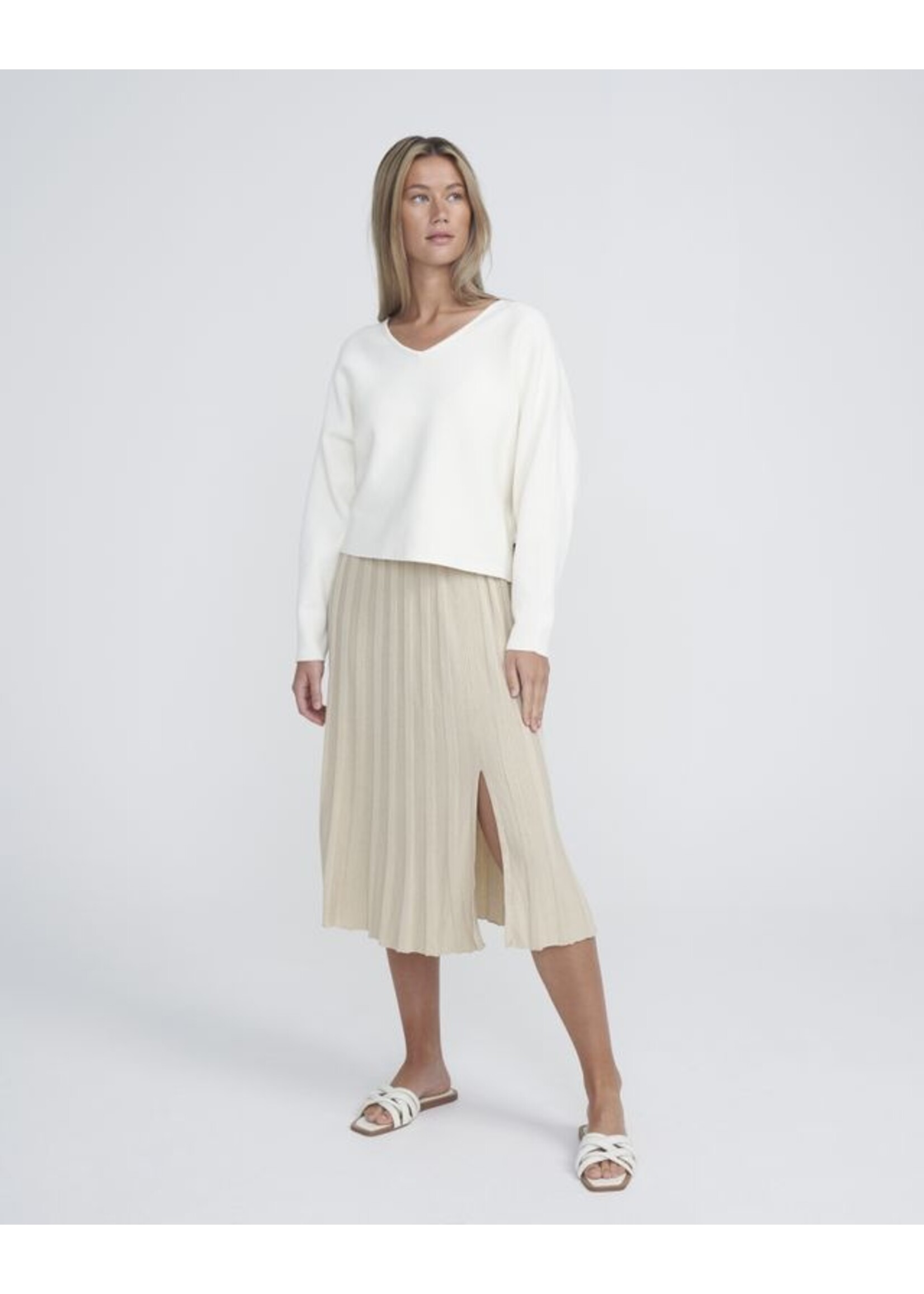 Holebrook HB Barbro V-Neck - Off White