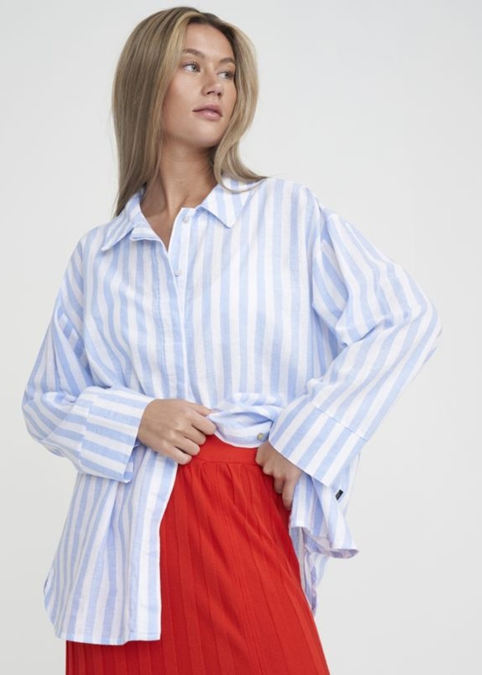 Holebrook HB Marina Oversize Shirt - Light Blue