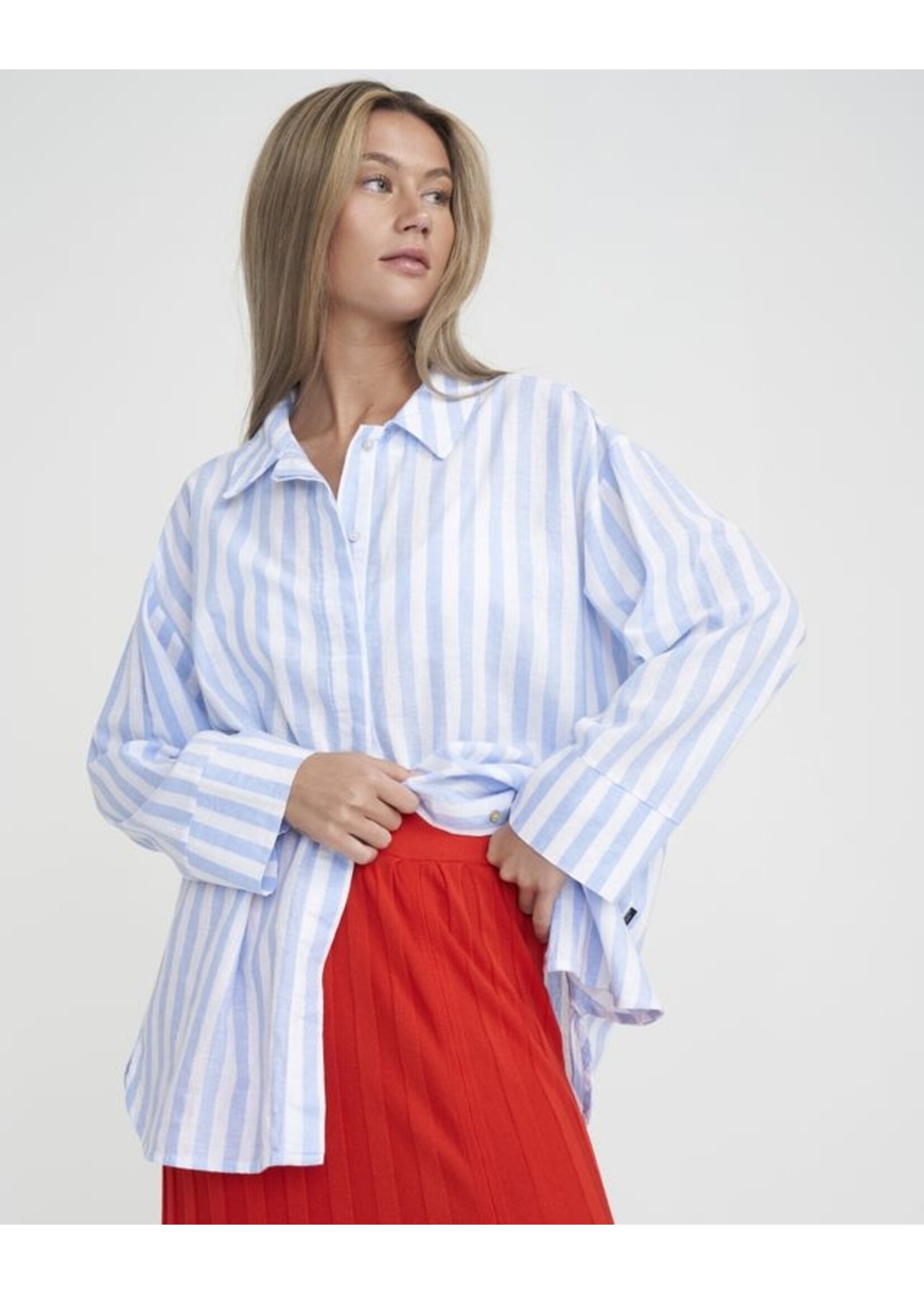Holebrook HB Marina Oversize Shirt - Light Blue
