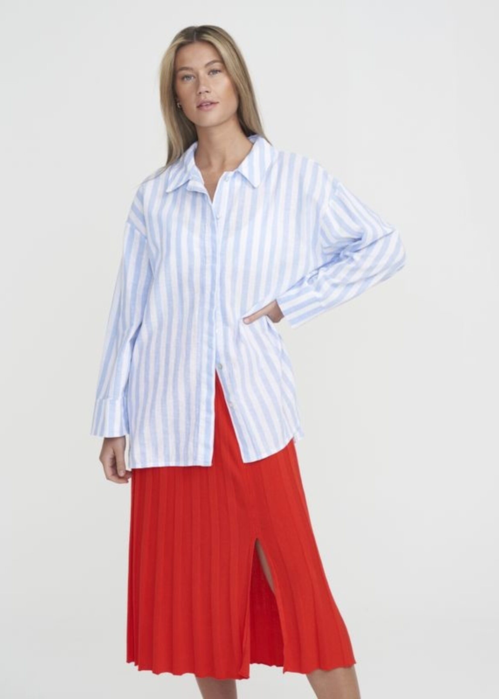 Holebrook HB Marina Oversize Shirt - Light Blue