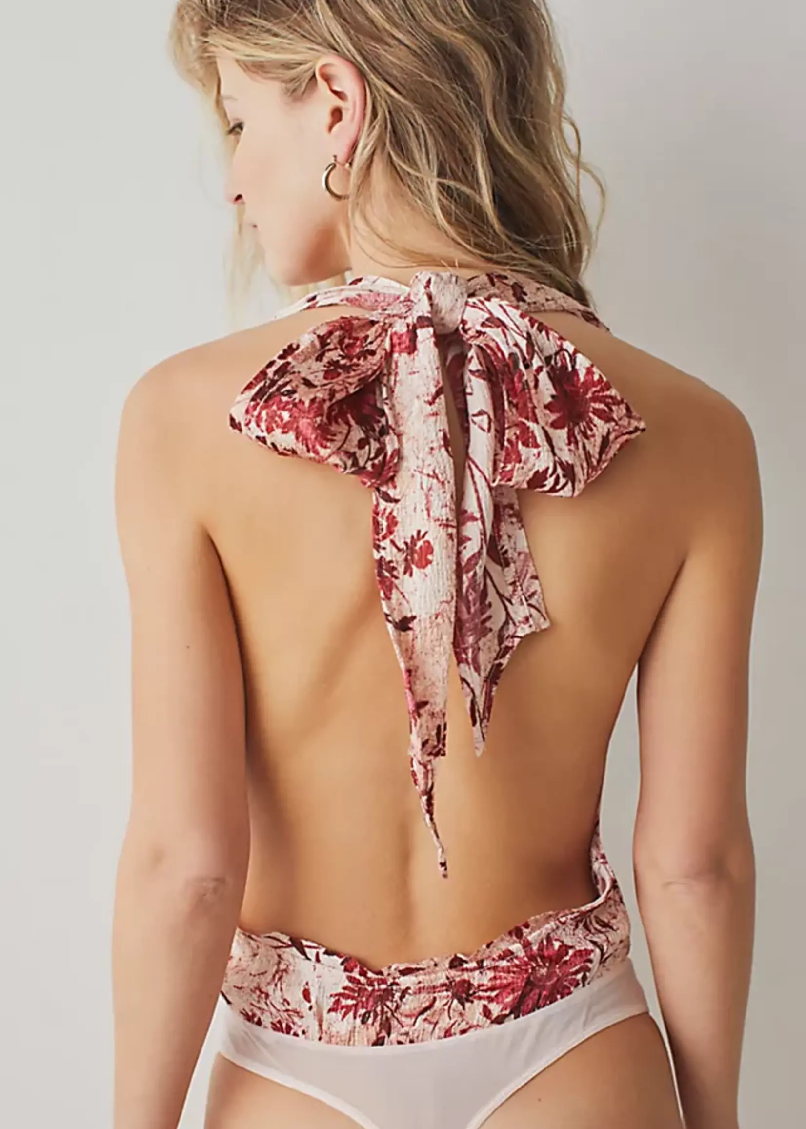 FP Printed There She Goes Top Bodysuit - Romantic Combo - Boutique
