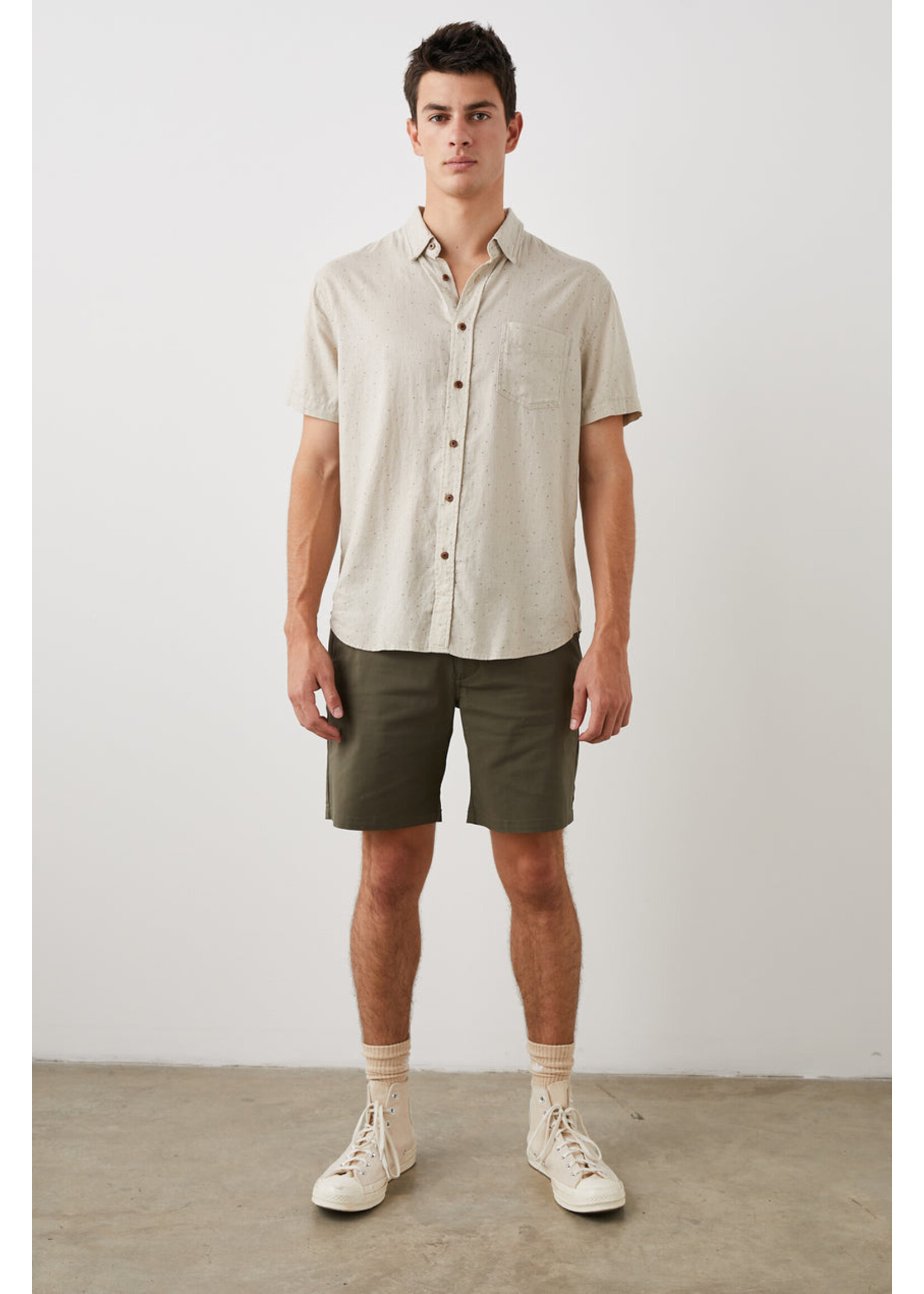 Rails Rails Chemise Carson - Triangle Geo Retro Paper