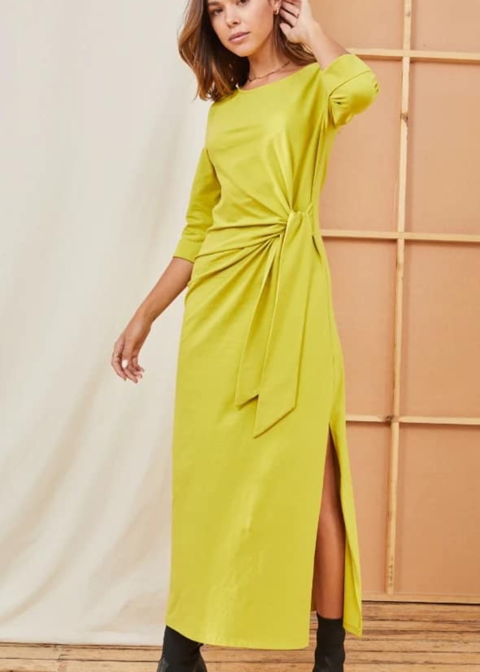 Charli Charli Chloe Knot Dress ( Two Colors )