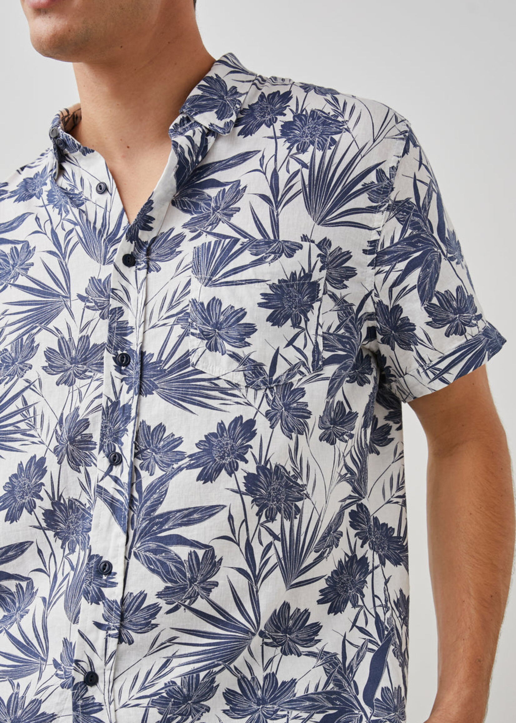 Rails Rails Chemise Carson - Jungle Foliage Royal