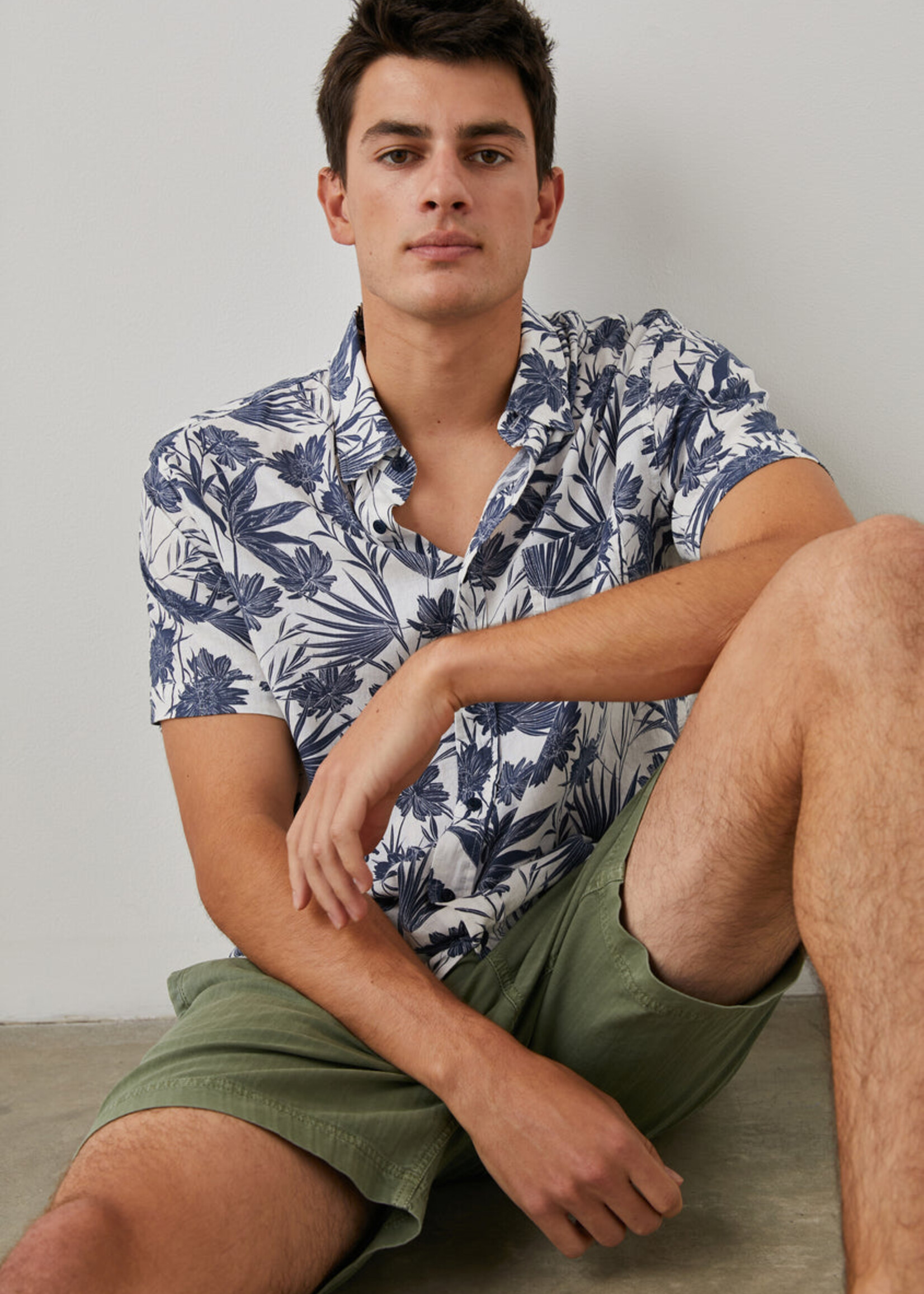 Rails Rails Chemise Carson - Jungle Foliage Royal