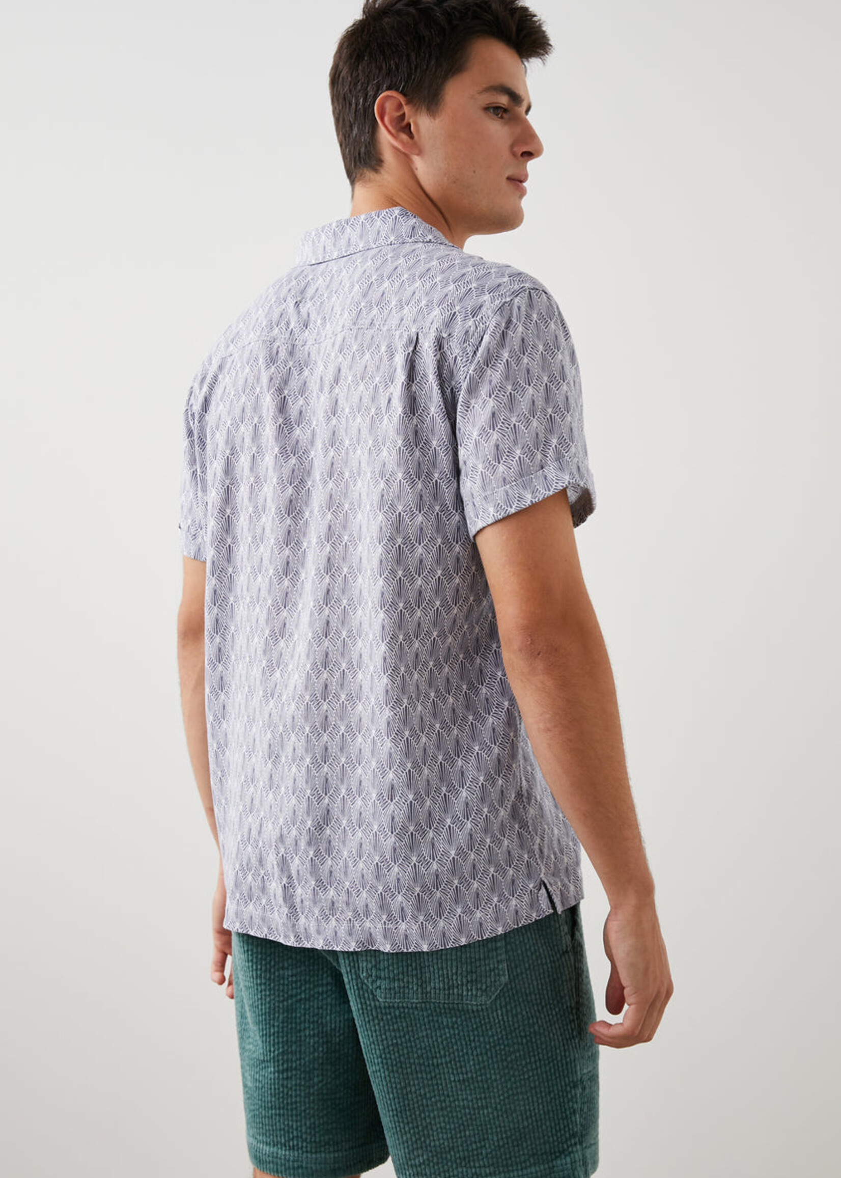 Rails Rails Lanai Shirt - Tin Tamp Seatia White