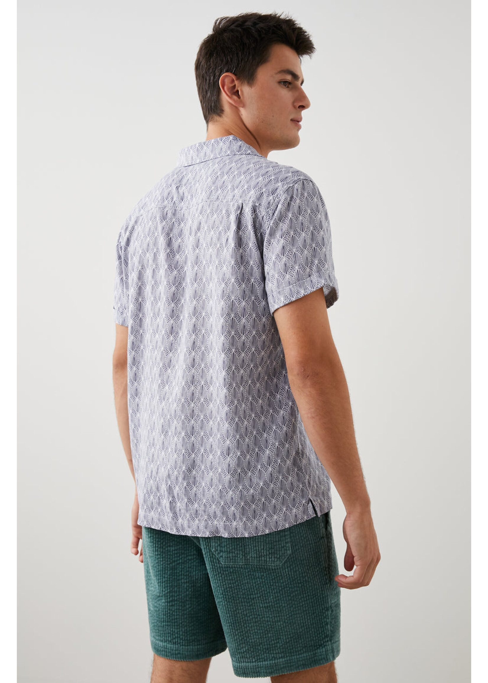 Rails Rails Lanai Shirt - Tin Tamp Seatia White