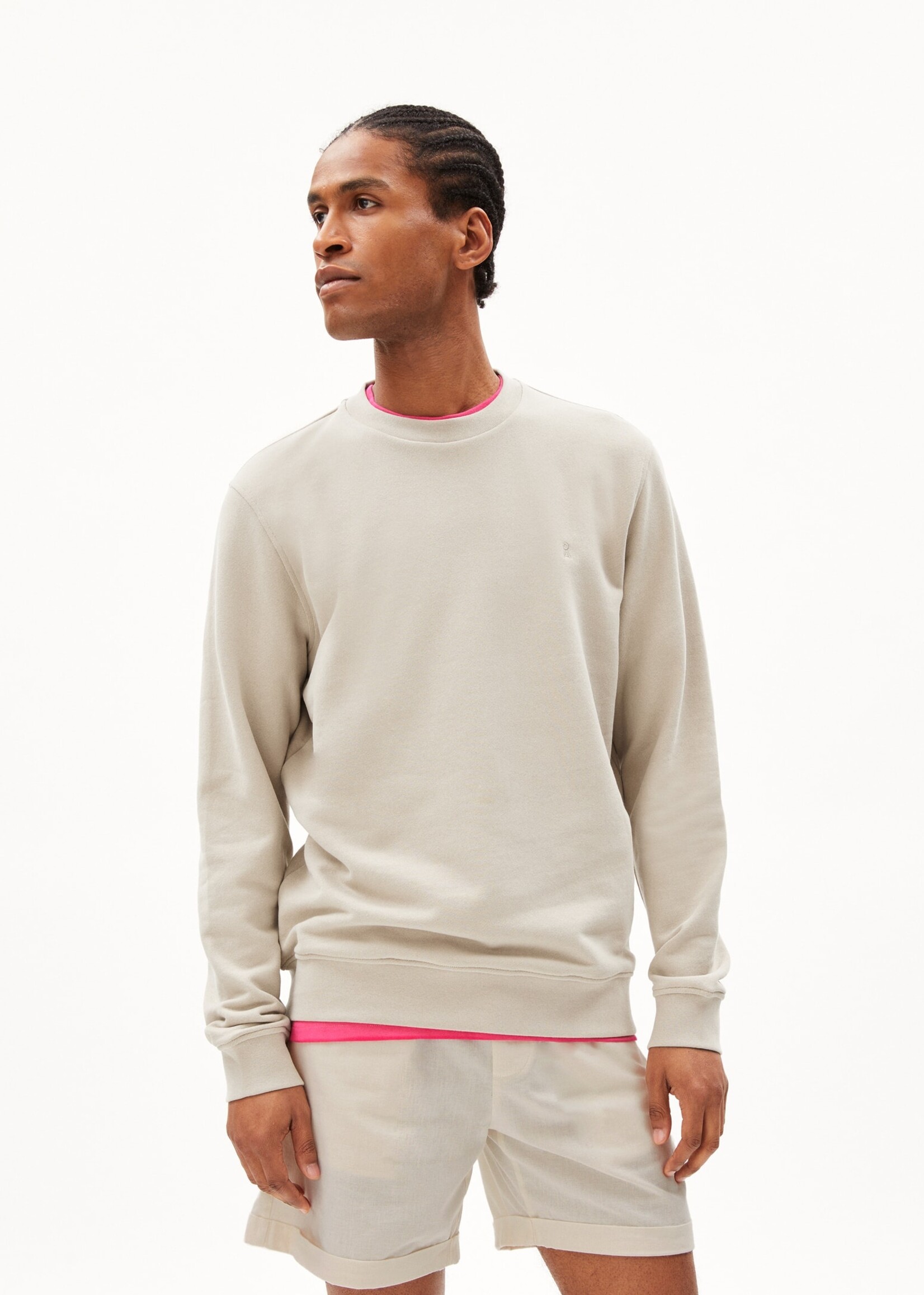 Armedangels Armedangels Baaro Comfort Crewneck - Light Desert