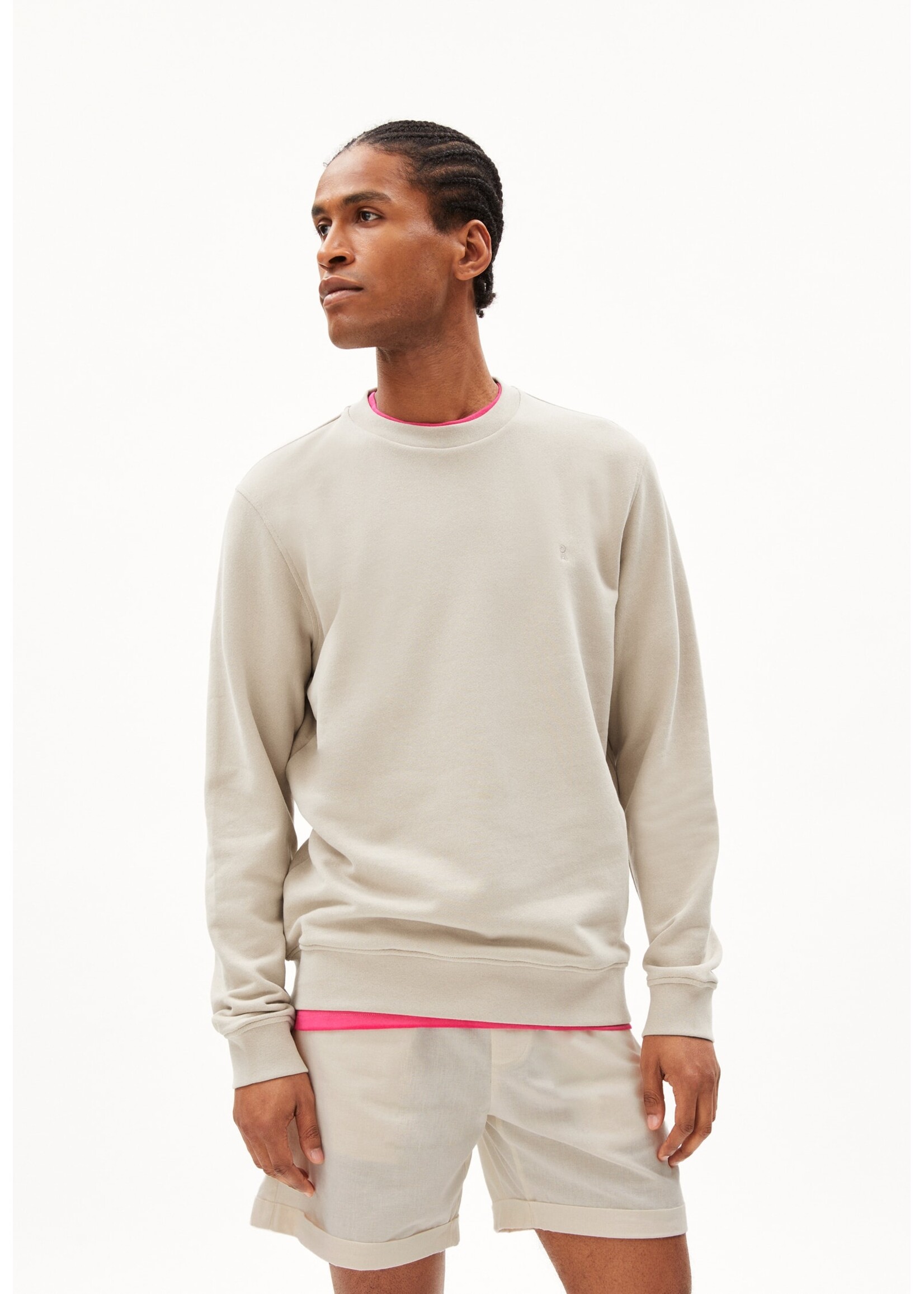 Armedangels Armedangels Baaro Comfort Crewneck - Light Desert