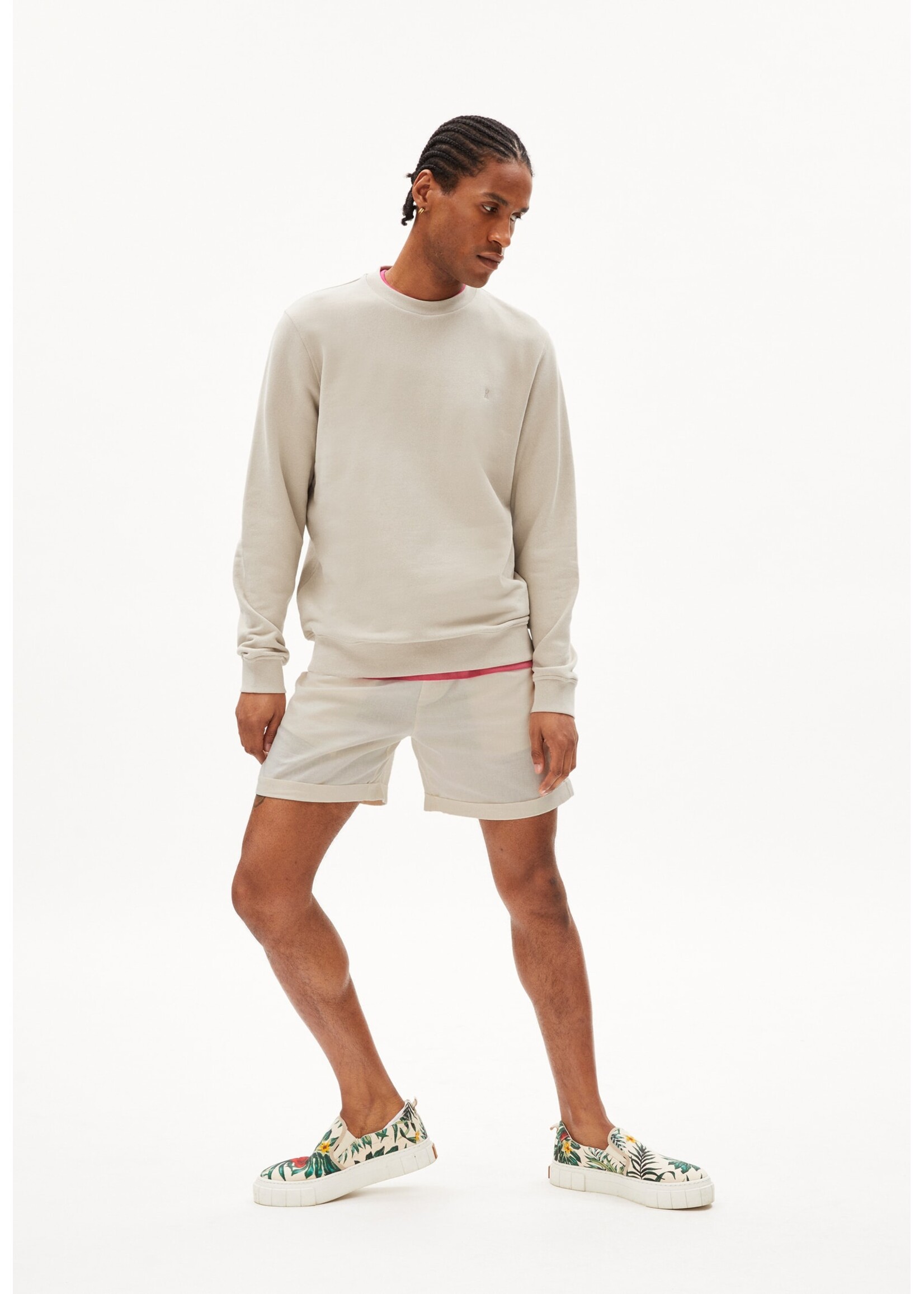 Armedangels Armedangels Baaro Comfort Crewneck - Light Desert