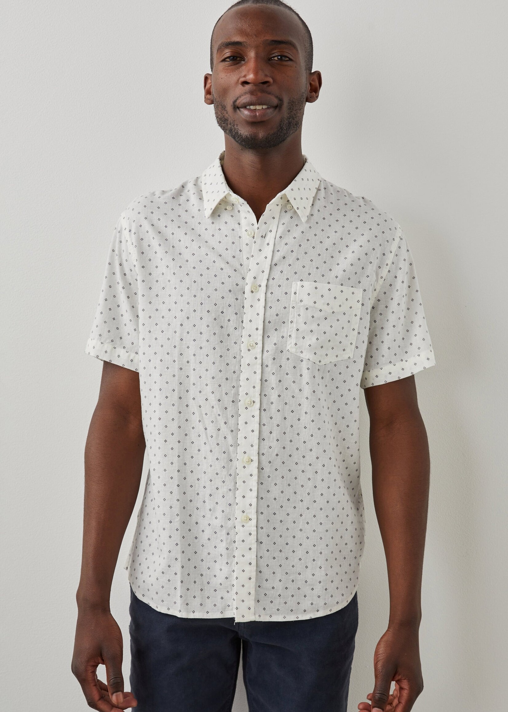 Rails Rails Carson Shirt - Diamond Print Black