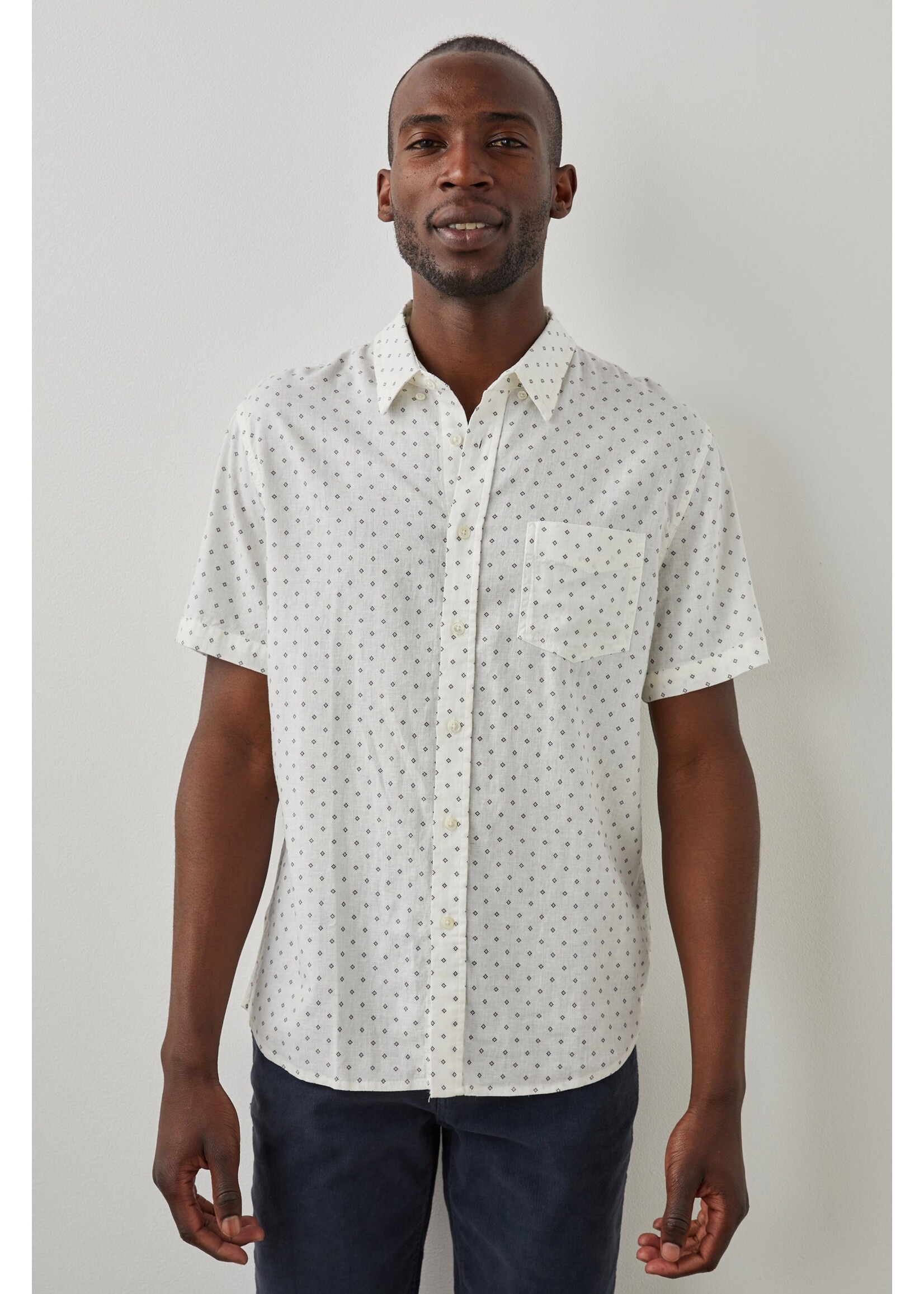 Rails Rails Chemise Carson - Diamond Print Black