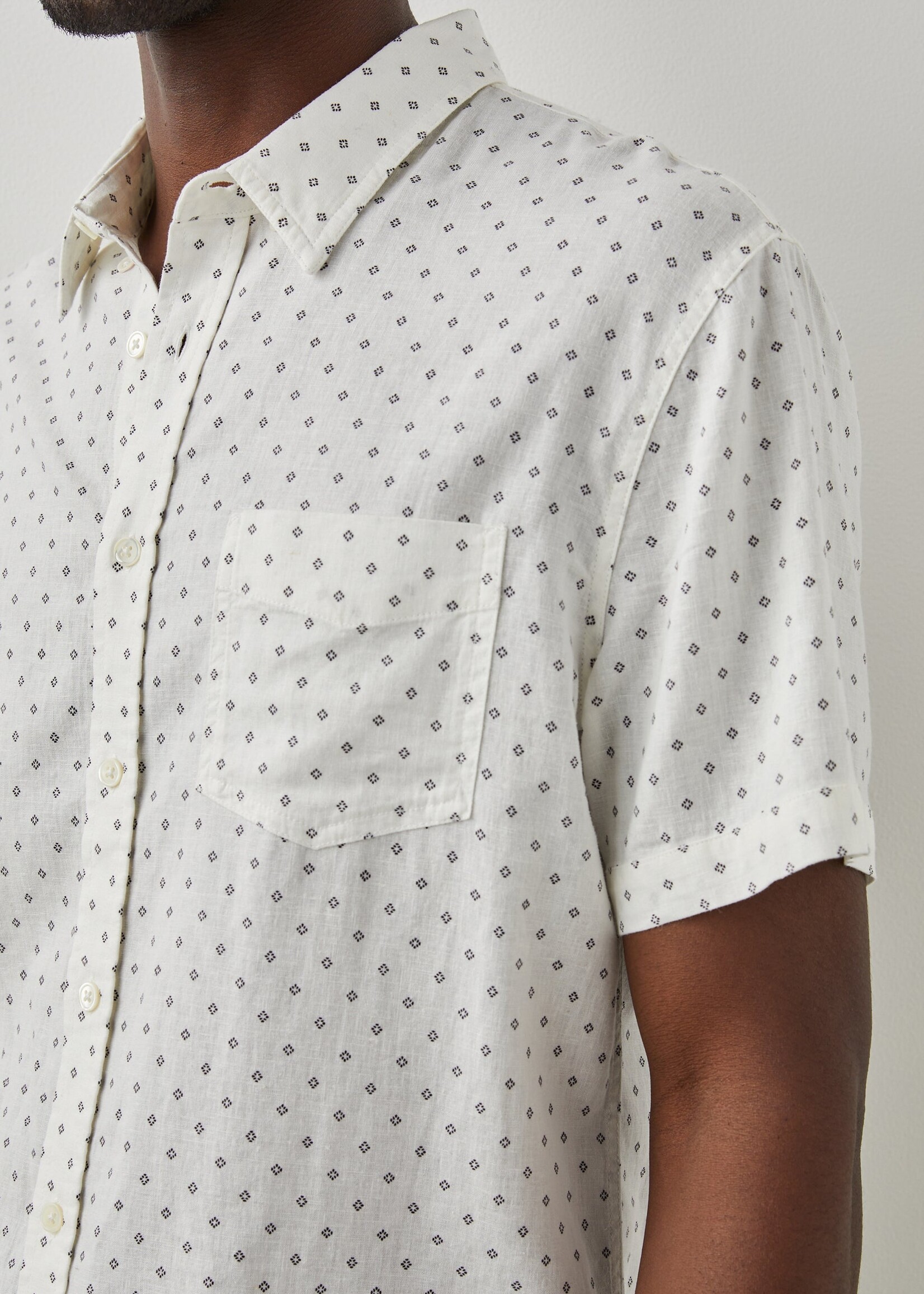 Rails Rails Carson Shirt - Diamond Print Black