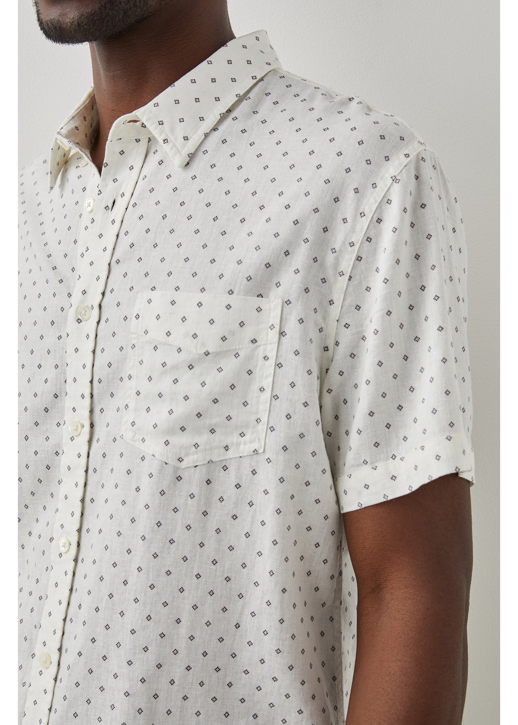 Rails Rails Chemise Carson - Diamond Print Black