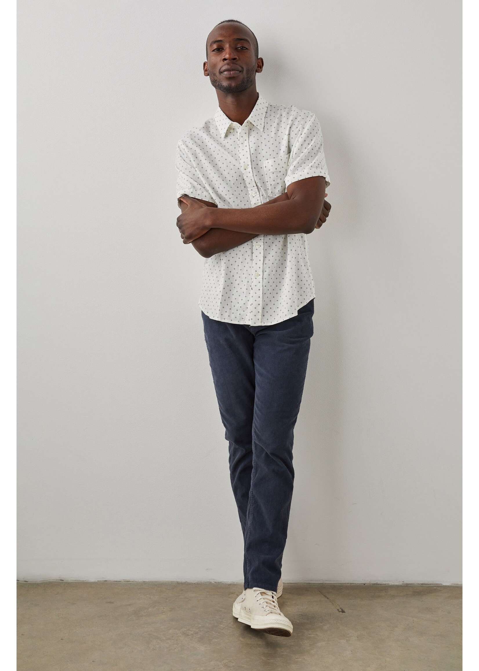 Rails Rails Carson Shirt - Diamond Print Black