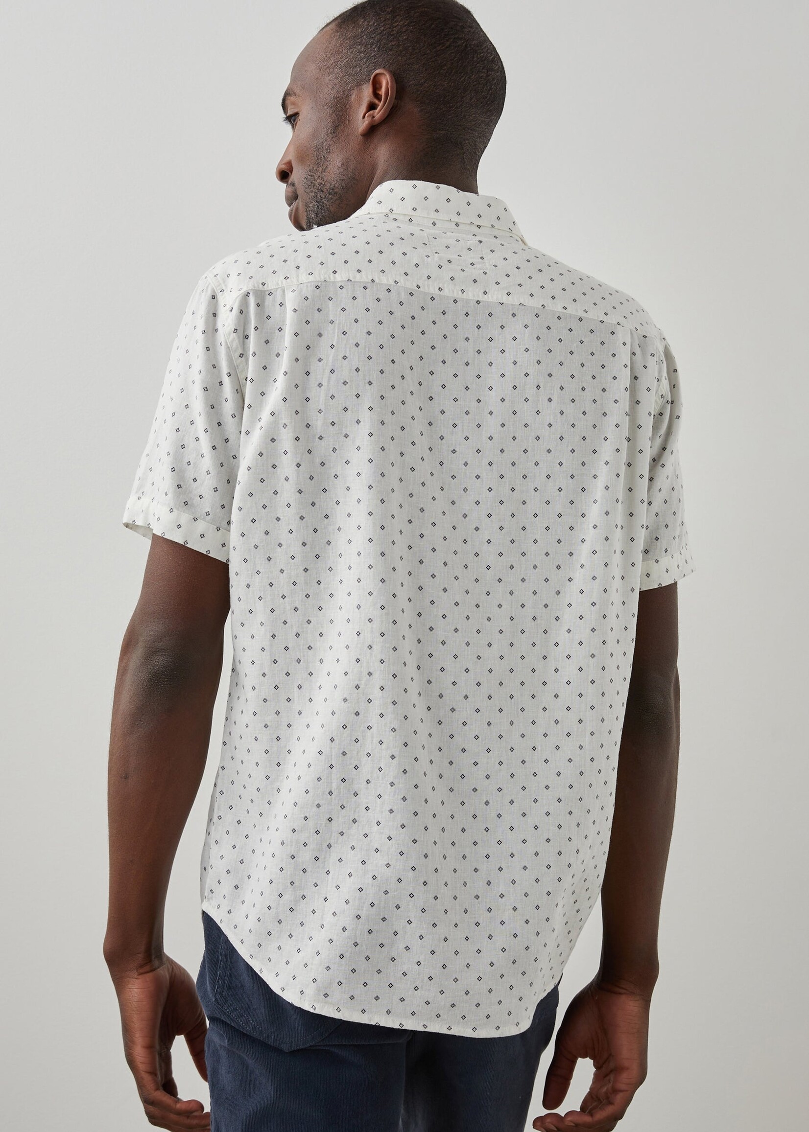 Rails Rails Carson Shirt - Diamond Print Black