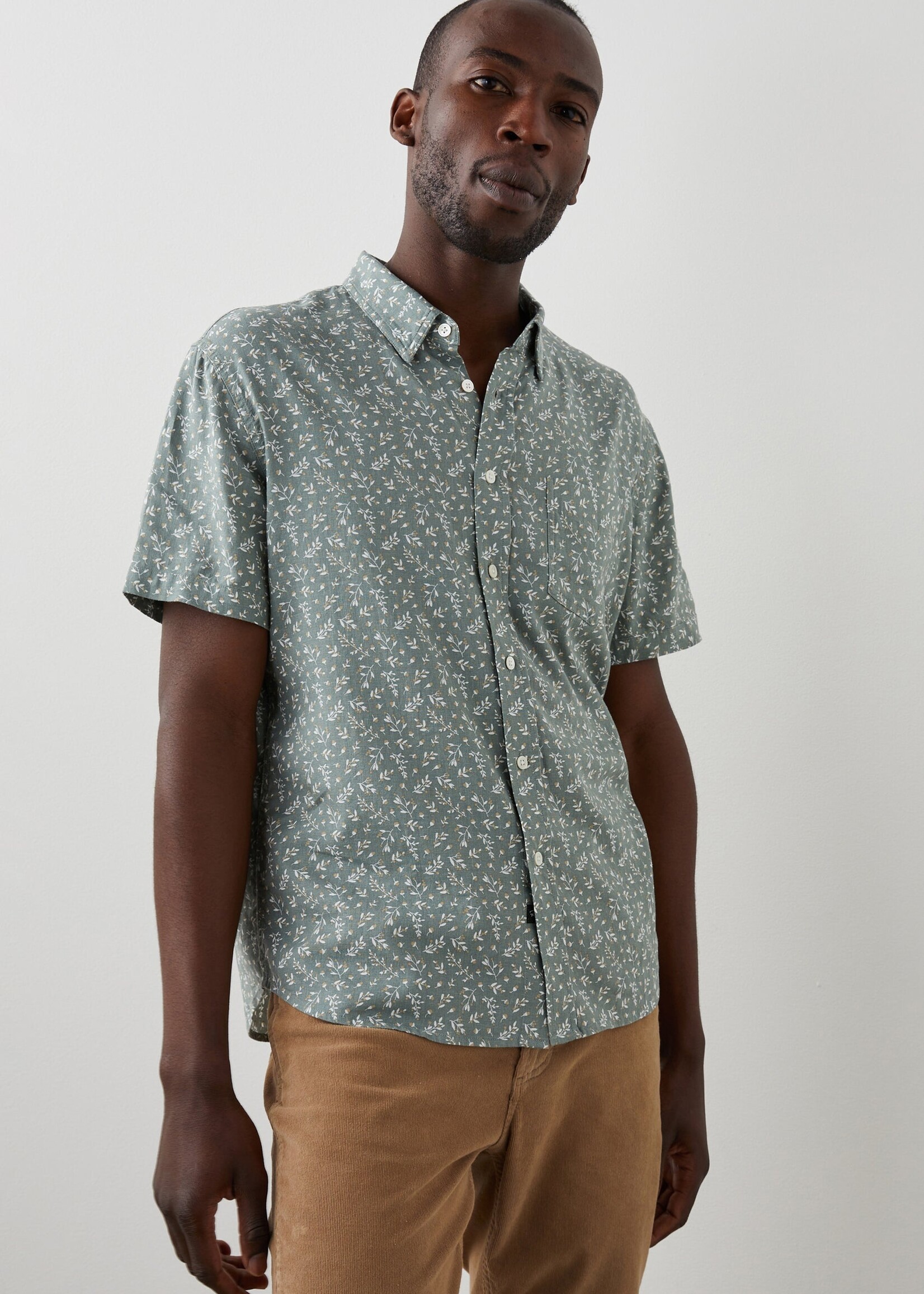 Rails Rails Carson Shirt - Acorn Forage Mint