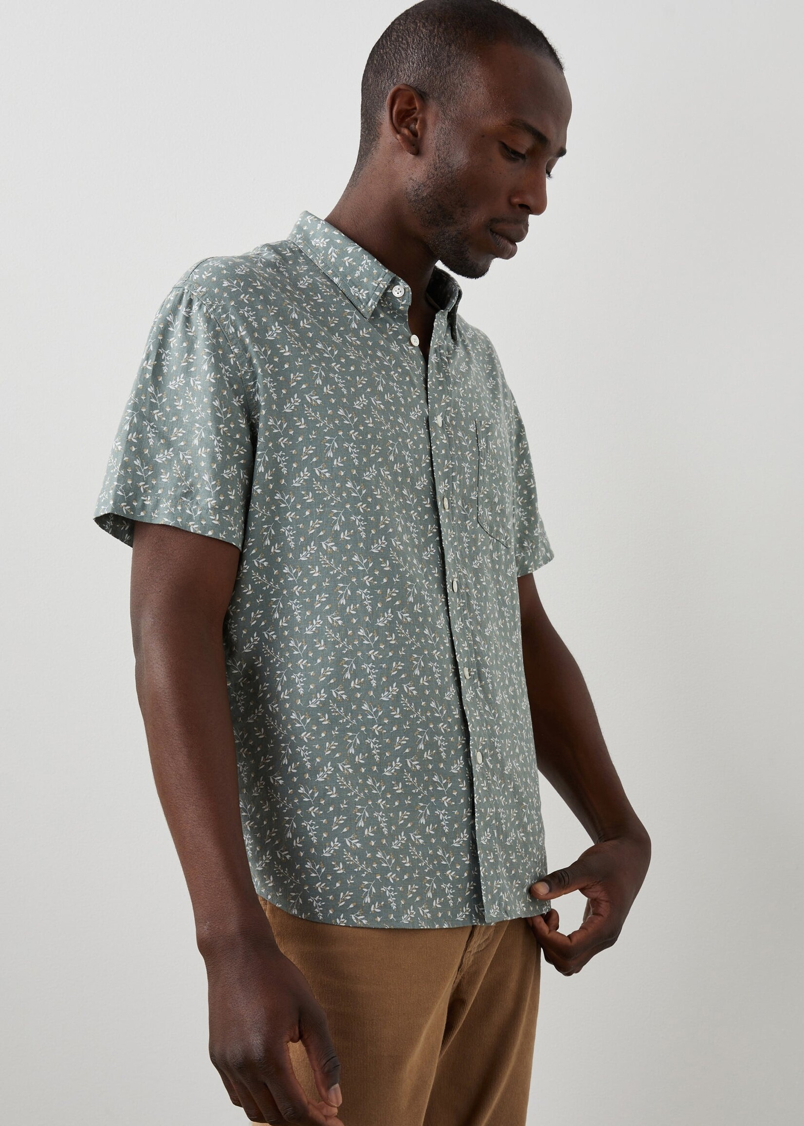 Rails Rails Carson Shirt - Acorn Forage Mint