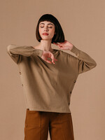 Grace and Mila Grace & Mila Landry Top - Khaki