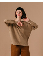 Grace and Mila Grace & Mila Landry Top - Khaki