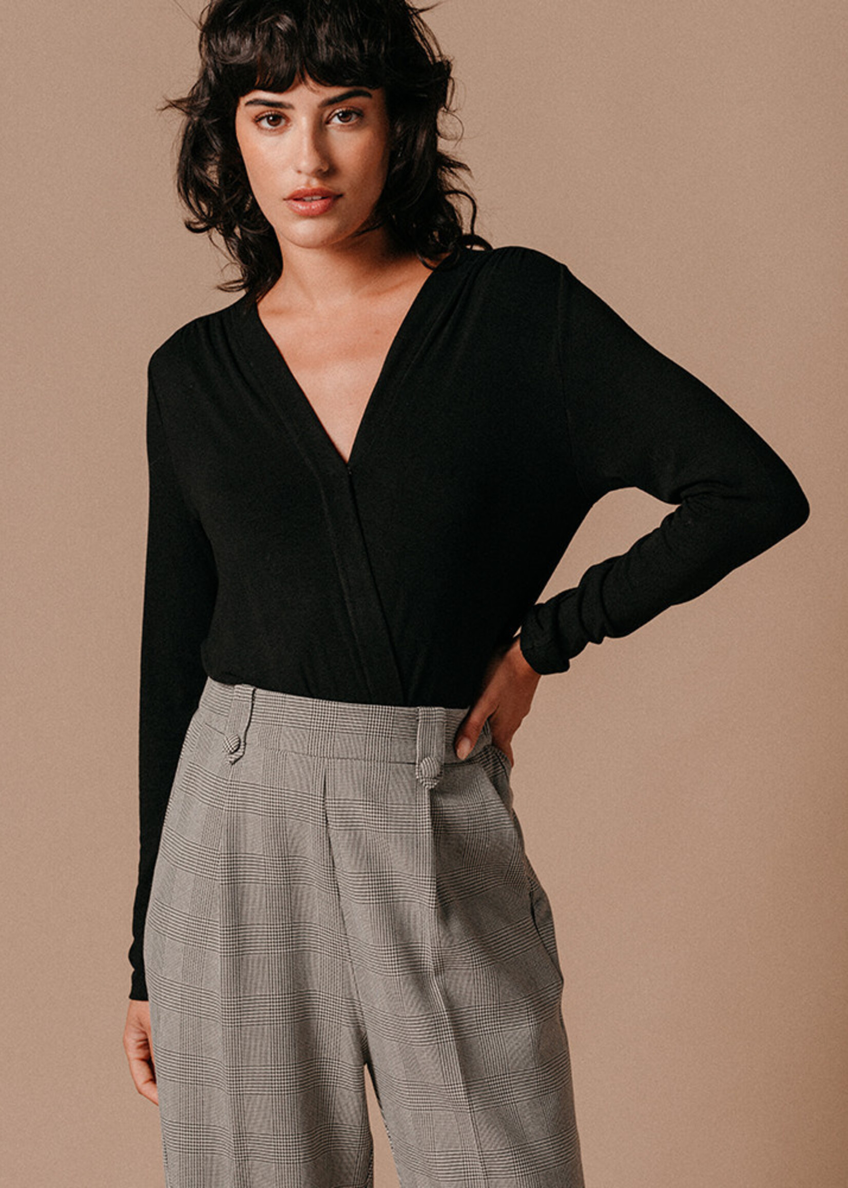 Grace and Mila Grace & Mila Lilirose Bodysuit - Black