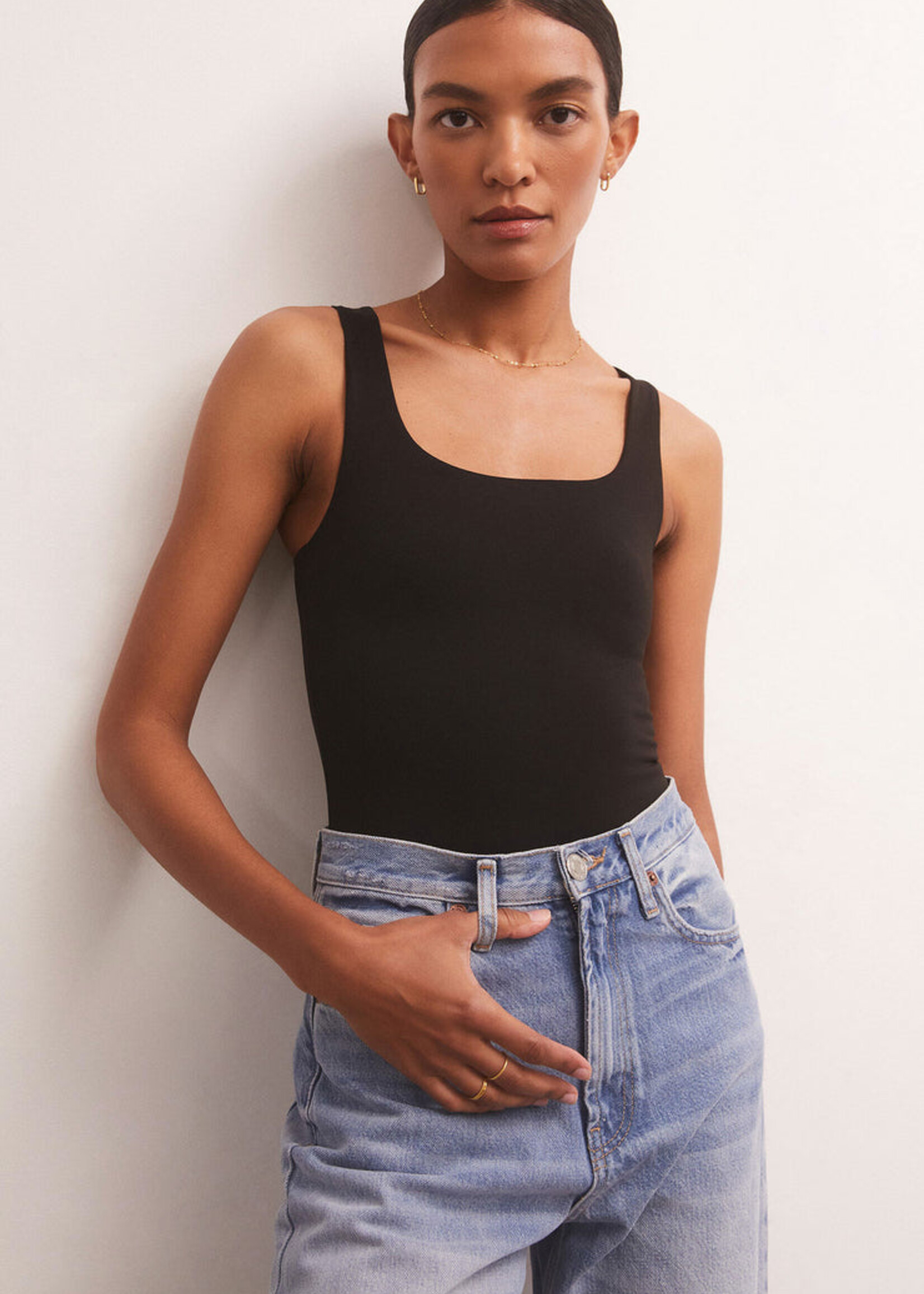 Z-Supply Z-Supply Alana So Smooth Bodysuit - Black