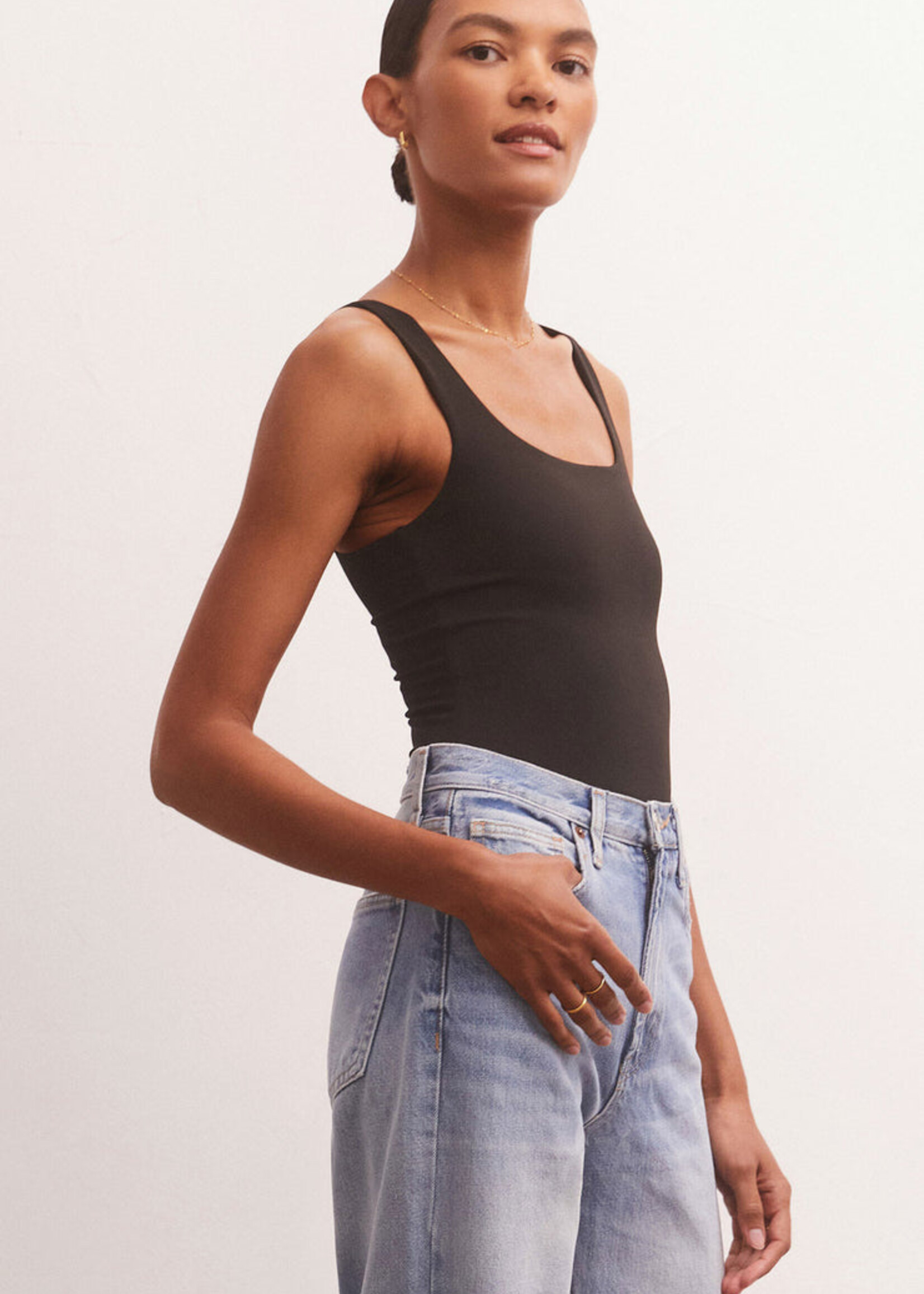 Z-Supply Z-Supply Alana So Smooth Bodysuit - Black