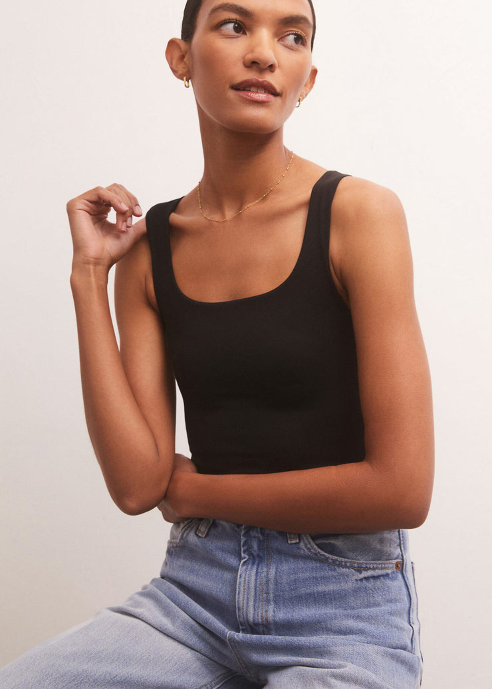 Z-Supply Z-Supply Alana So Smooth Bodysuit - Black
