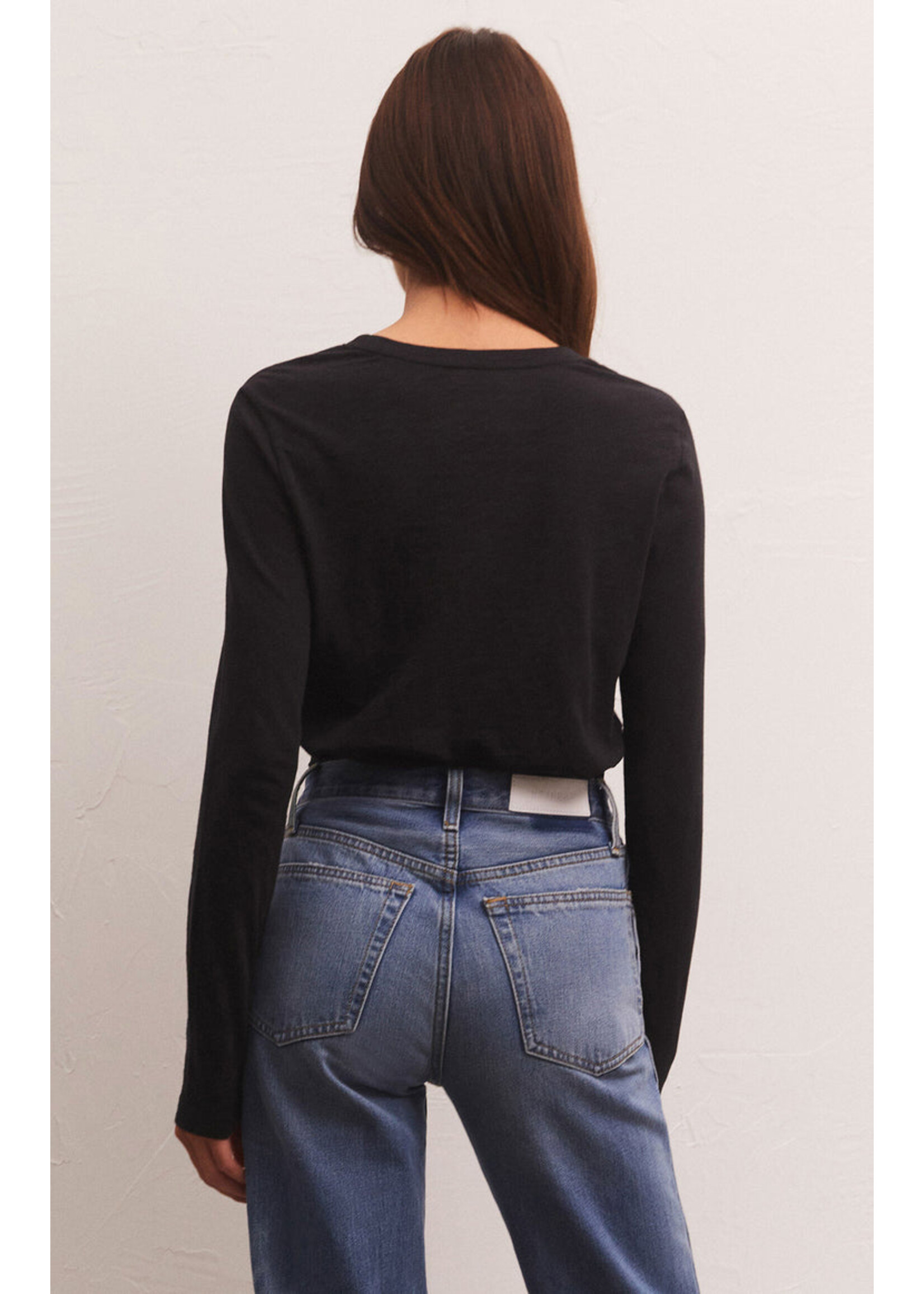 Z-Supply Z-Supply Chandail Slub Moderne - Noir
