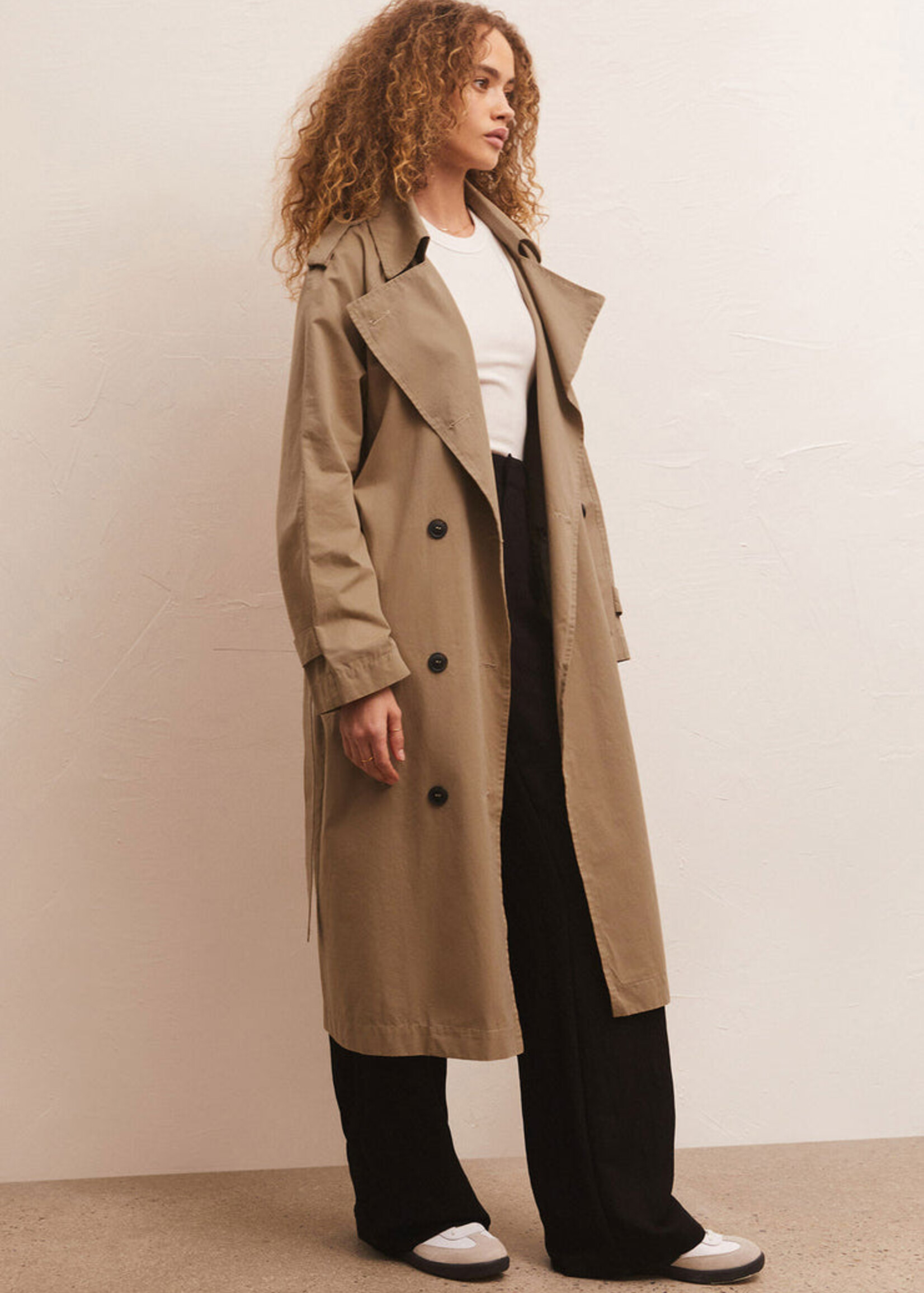 Z-Supply Z-Suply Davis Trench Coat - Driftwood