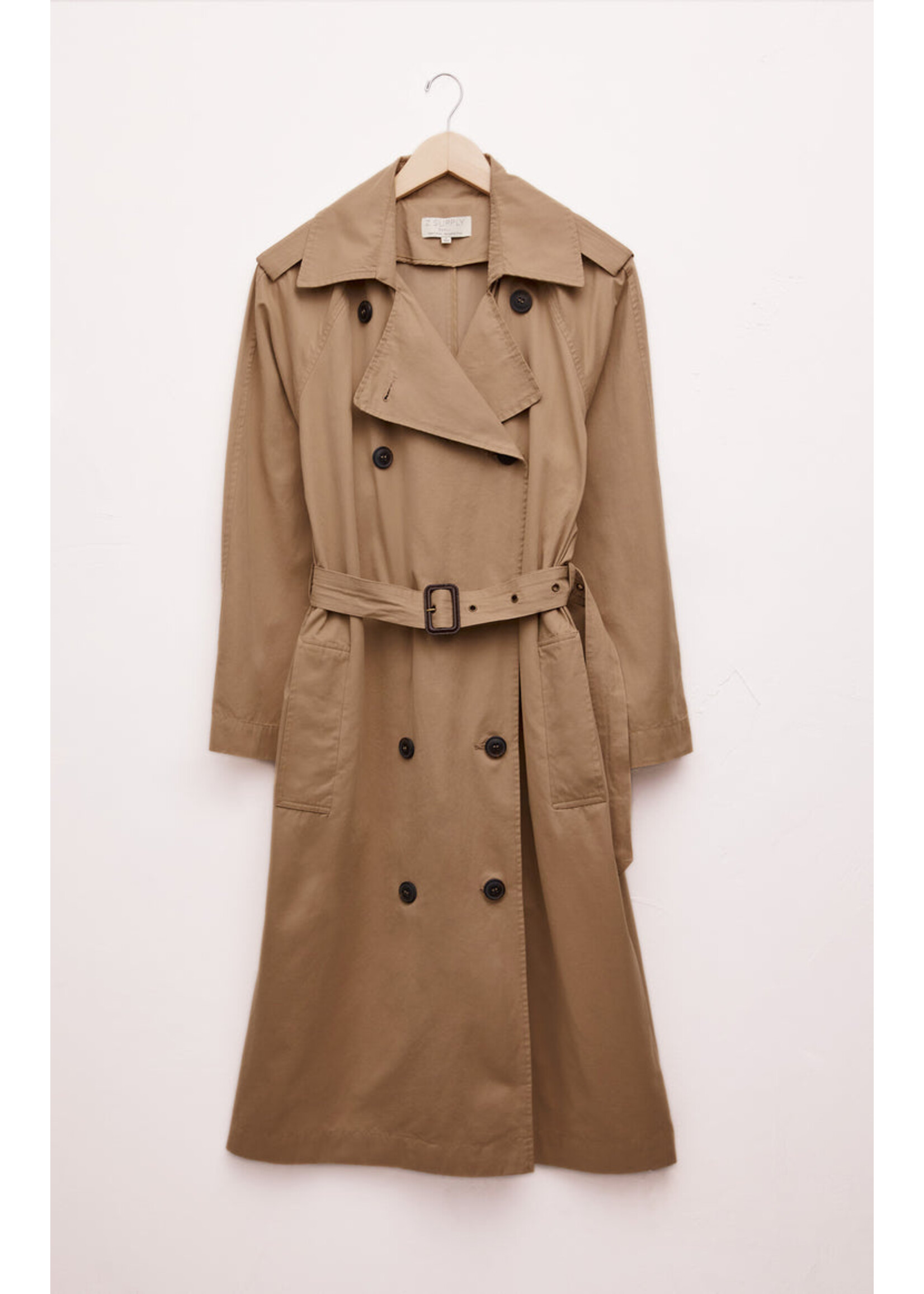 Z-Supply Z-Suply Davis Trench Coat - Driftwood