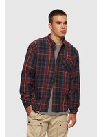 Kuwalla Kuwalla Midweight Plaid Shirt - Burgundy