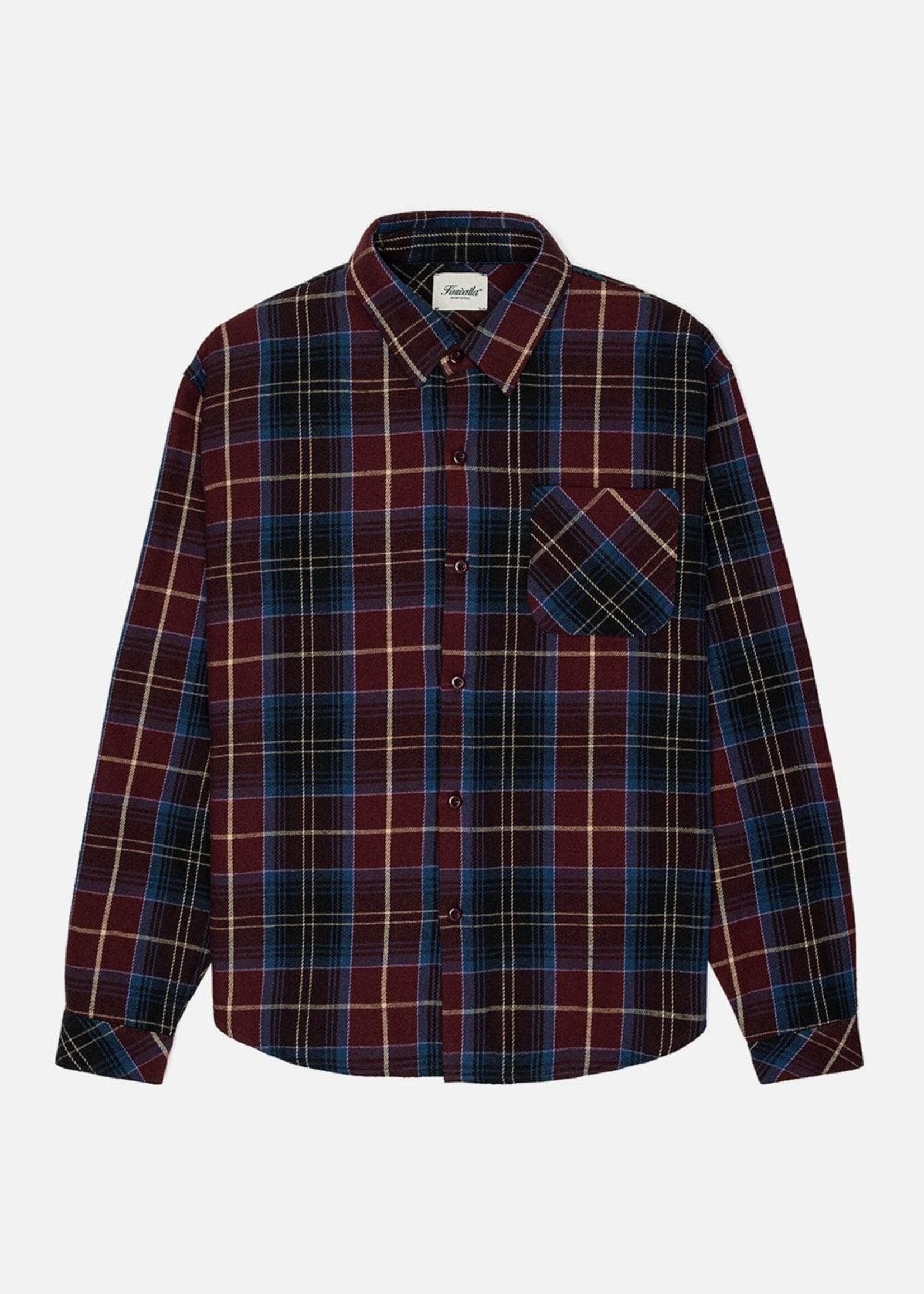 Kuwalla Kuwalla Midweight Plaid Shirt - Burgundy