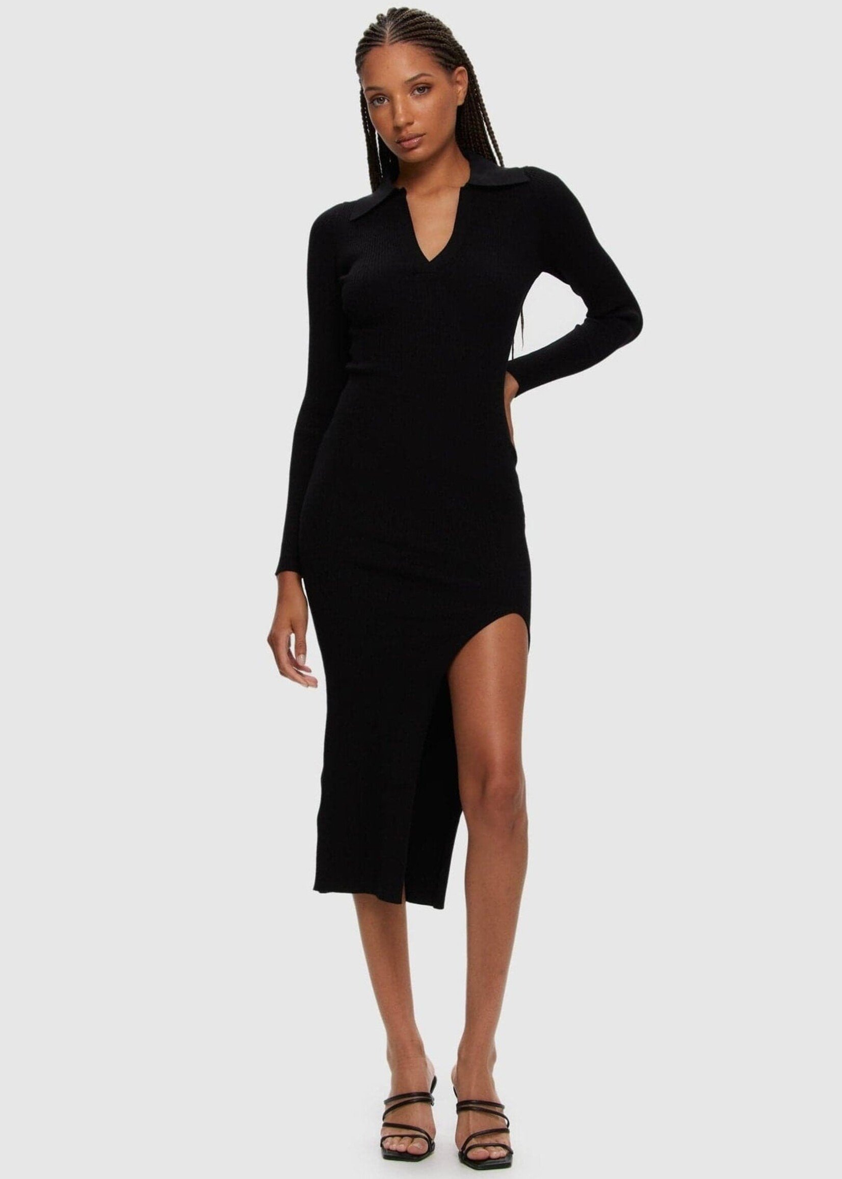 Kuwalla Long Sleeve Collared Dress Kuwalla