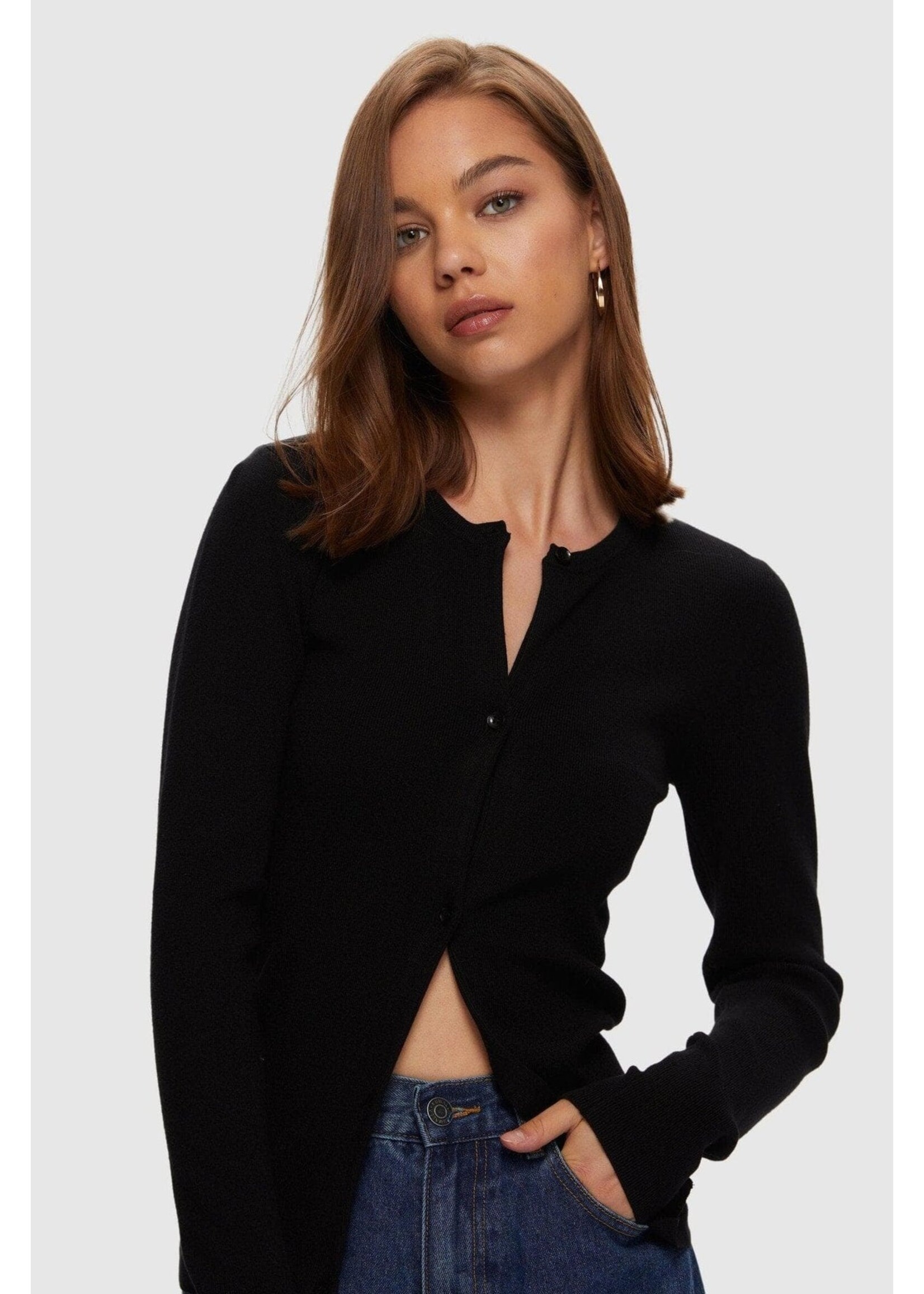 Kuwalla Fitted Long Sleeve Cardi Kuwalla