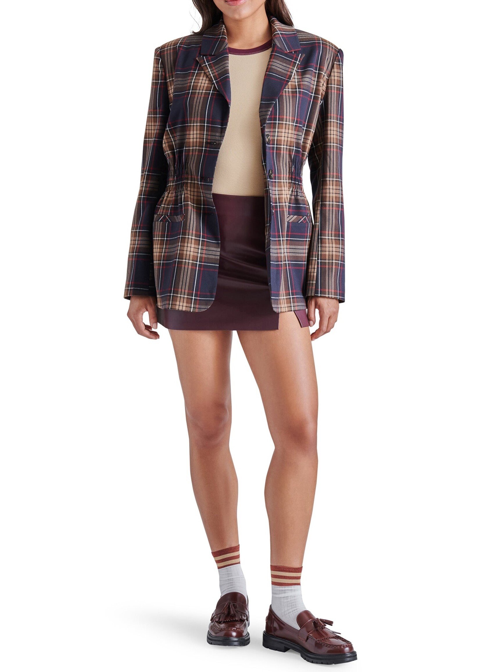 Steve Madden Frida Plaid Jacket Steve Madden