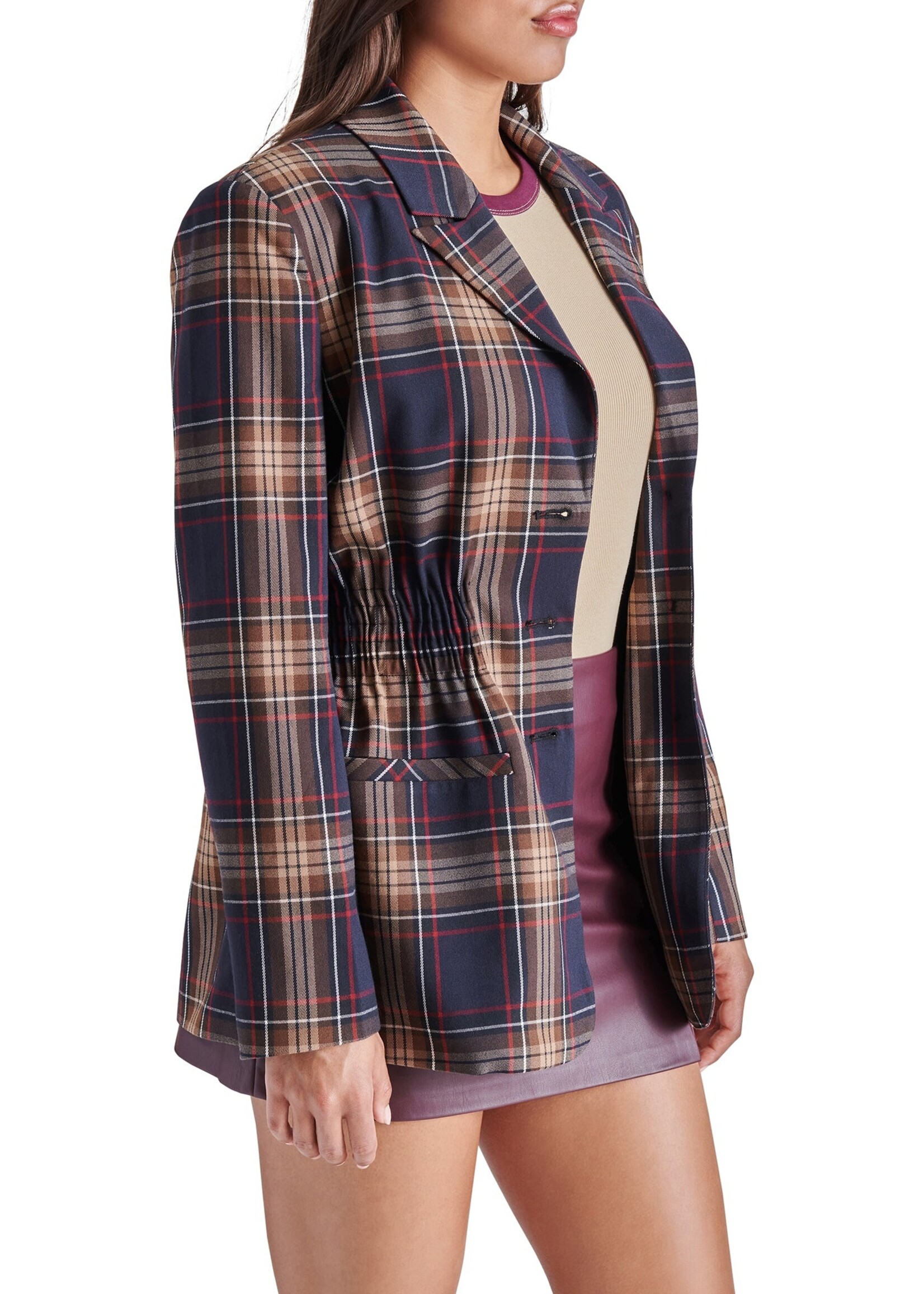 Steve Madden Frida Plaid Jacket Steve Madden