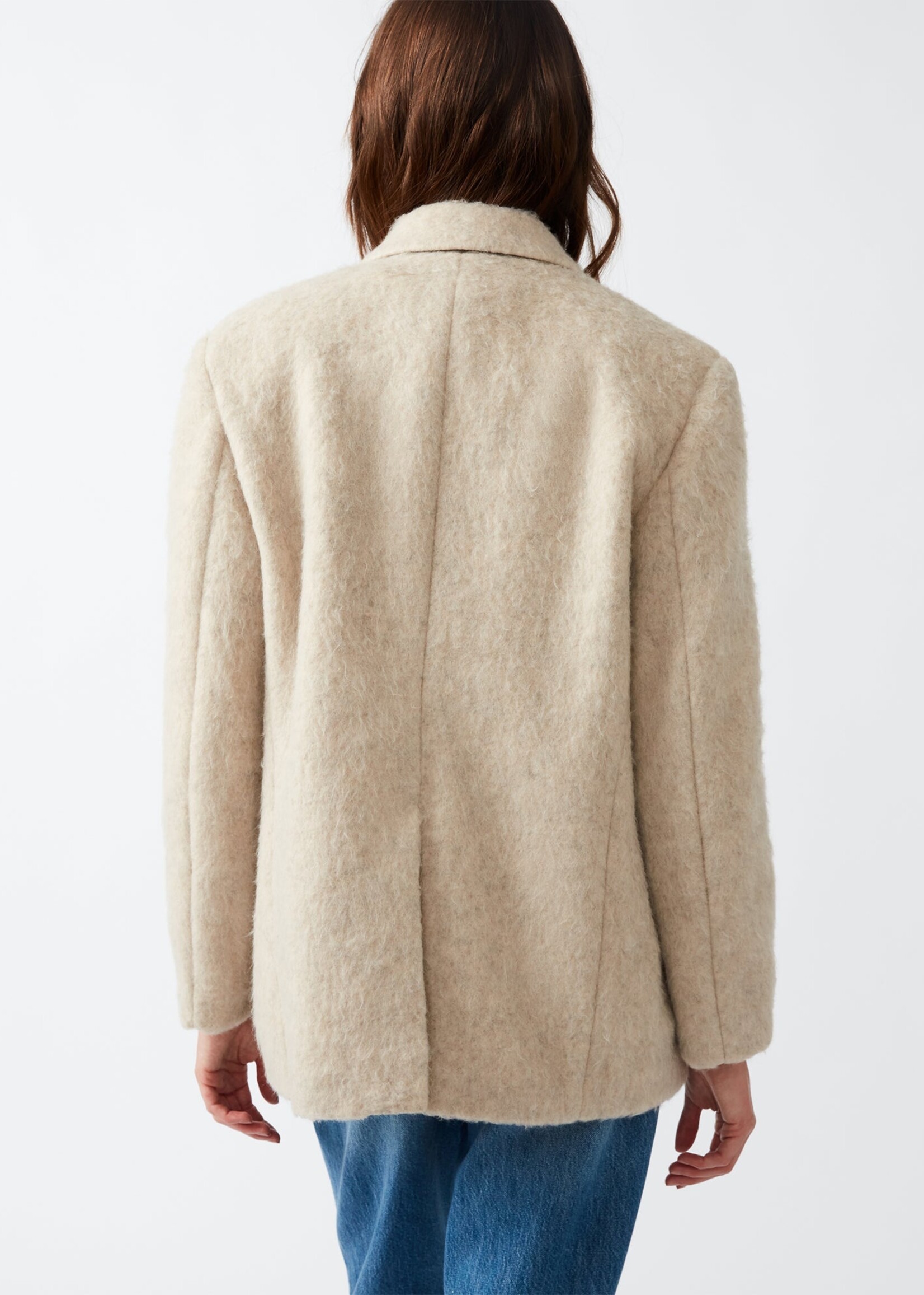 Steve Madden Steve Madden Nana Blazer Coat - Natural