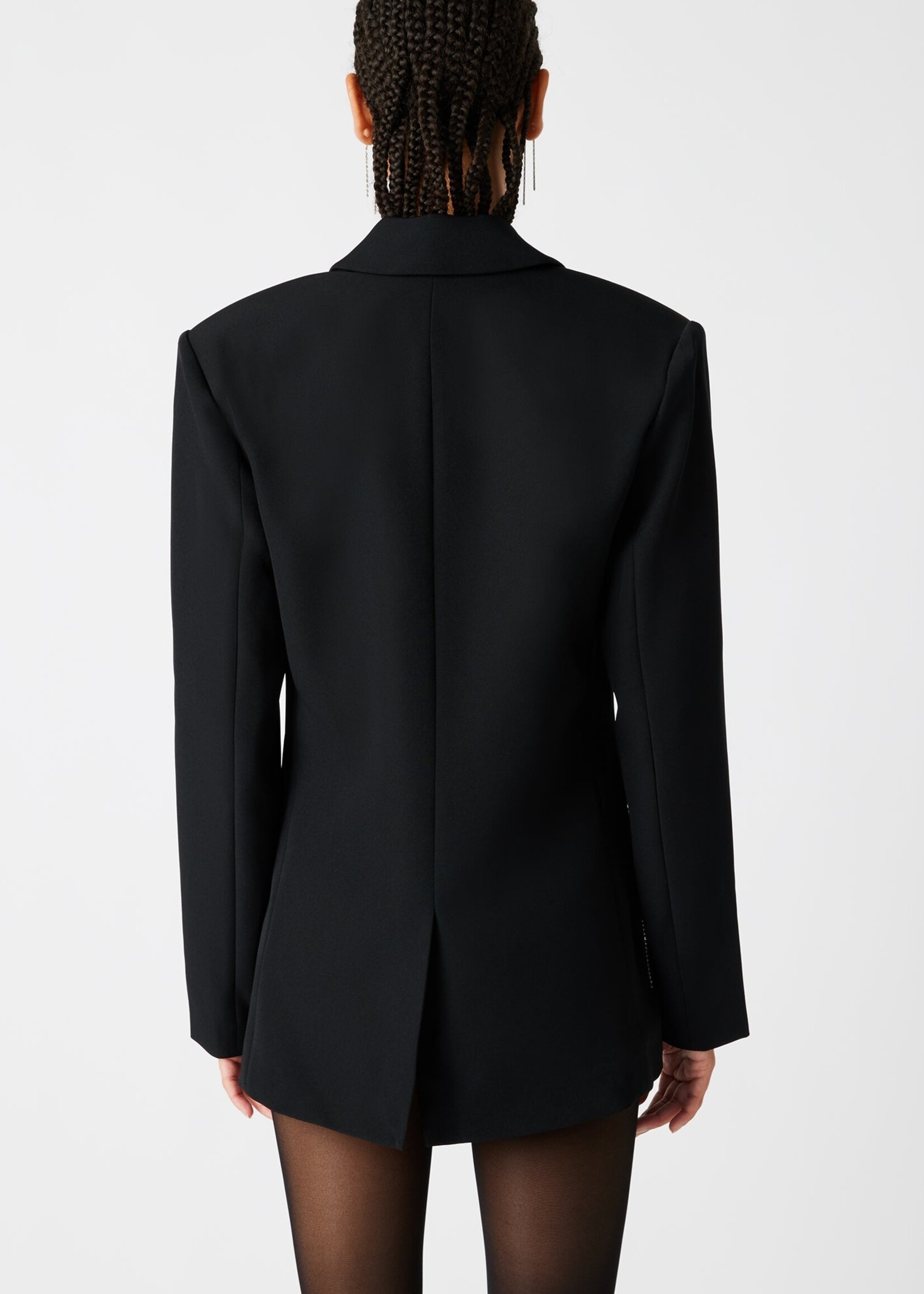Steve Madden Steve Madden Kendra Blazer - Black With Sparkle Stripe