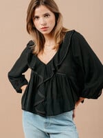 Grace and Mila Grace&Mila Memory Blouse - Noir