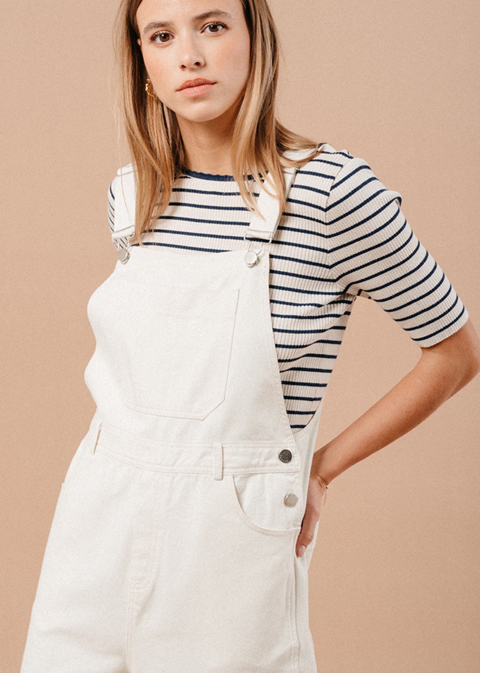 Grace and Mila Grace&Mila Martha Jumpsuit - Ecru