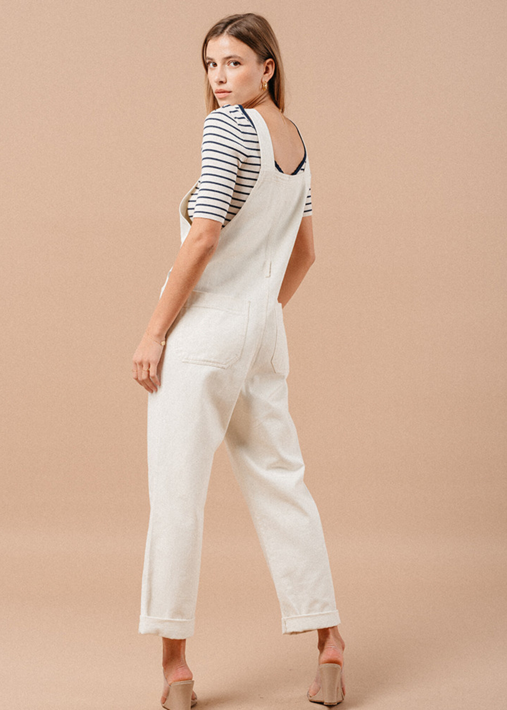 Grace and Mila Grace&Mila Martha Jumpsuit - Ecru