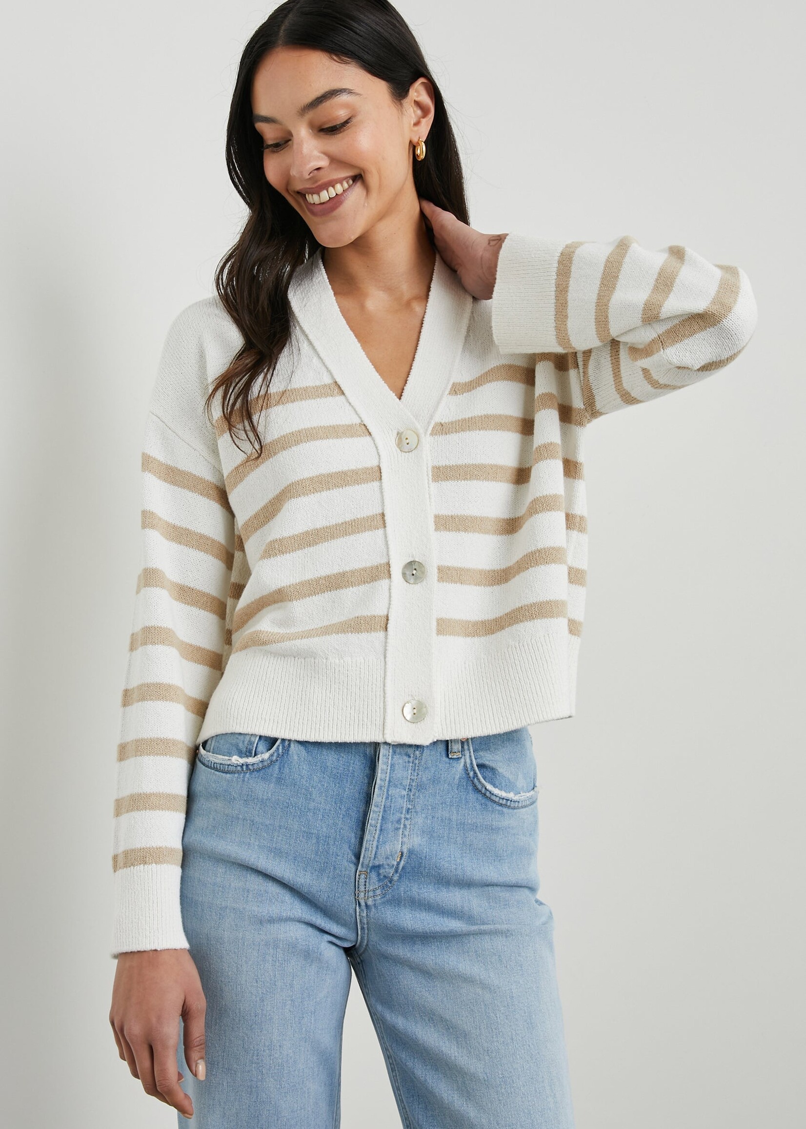 Rails Rails Gilet Genèva - Sand Stripe